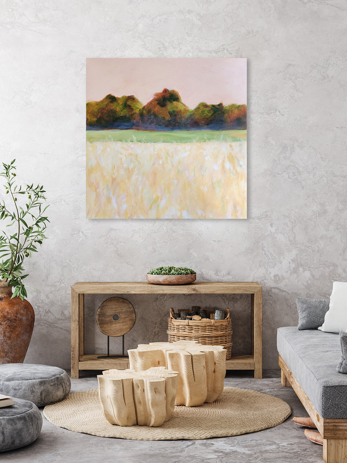 Summer Field by Claire Whitehead on GIANT ART - landscape oil paint