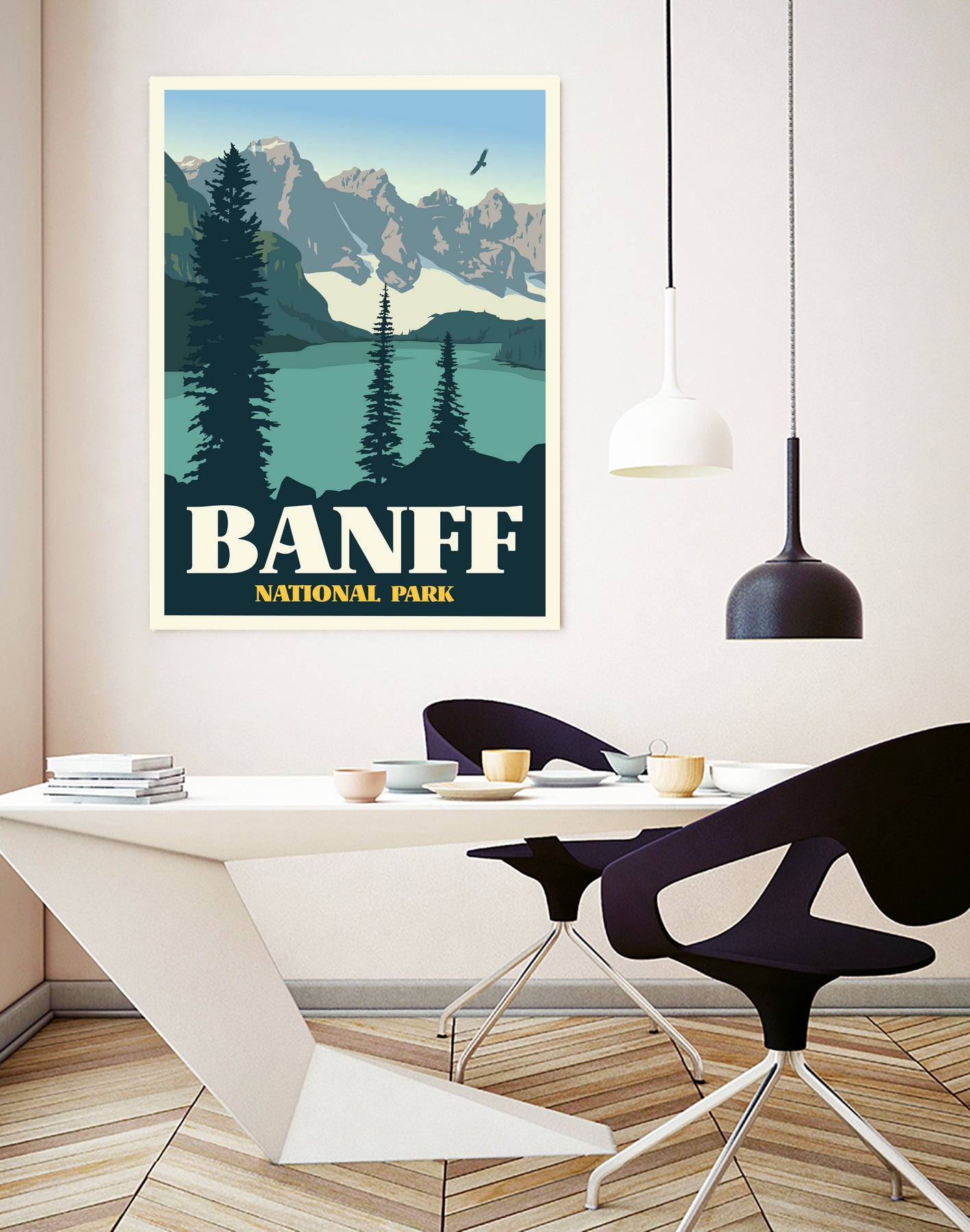 Banff National Park by Retrodome on GIANT ART