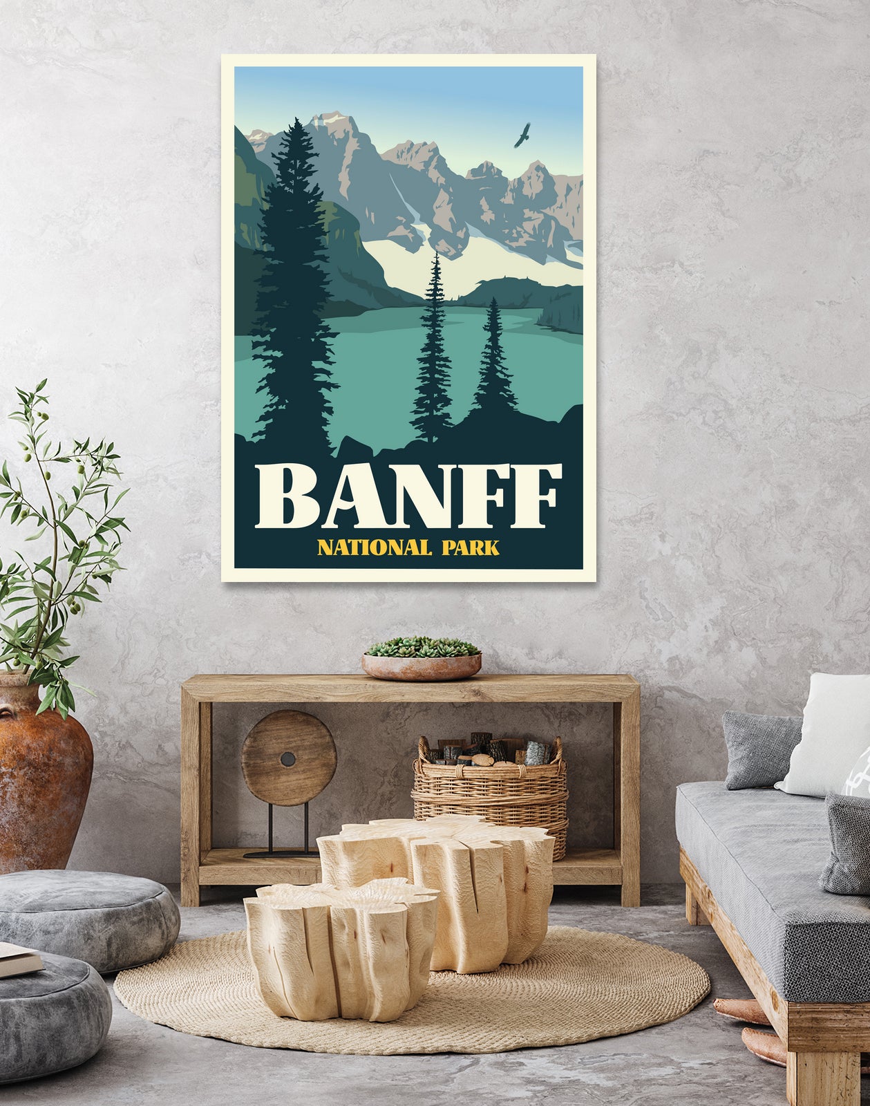 Banff National Park by Retrodome on GIANT ART