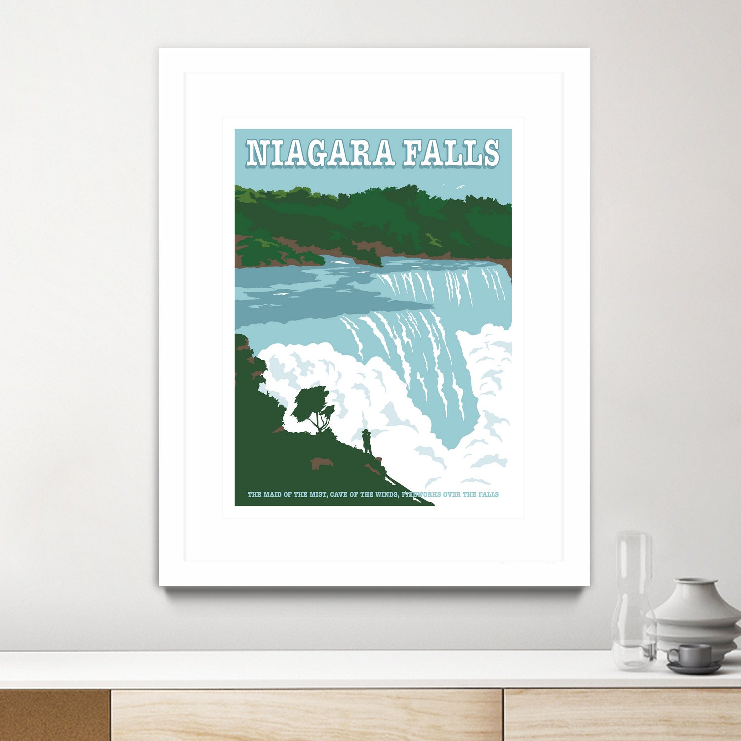 Niagara Falls Travel Print by Retrodrome on GIANT ART