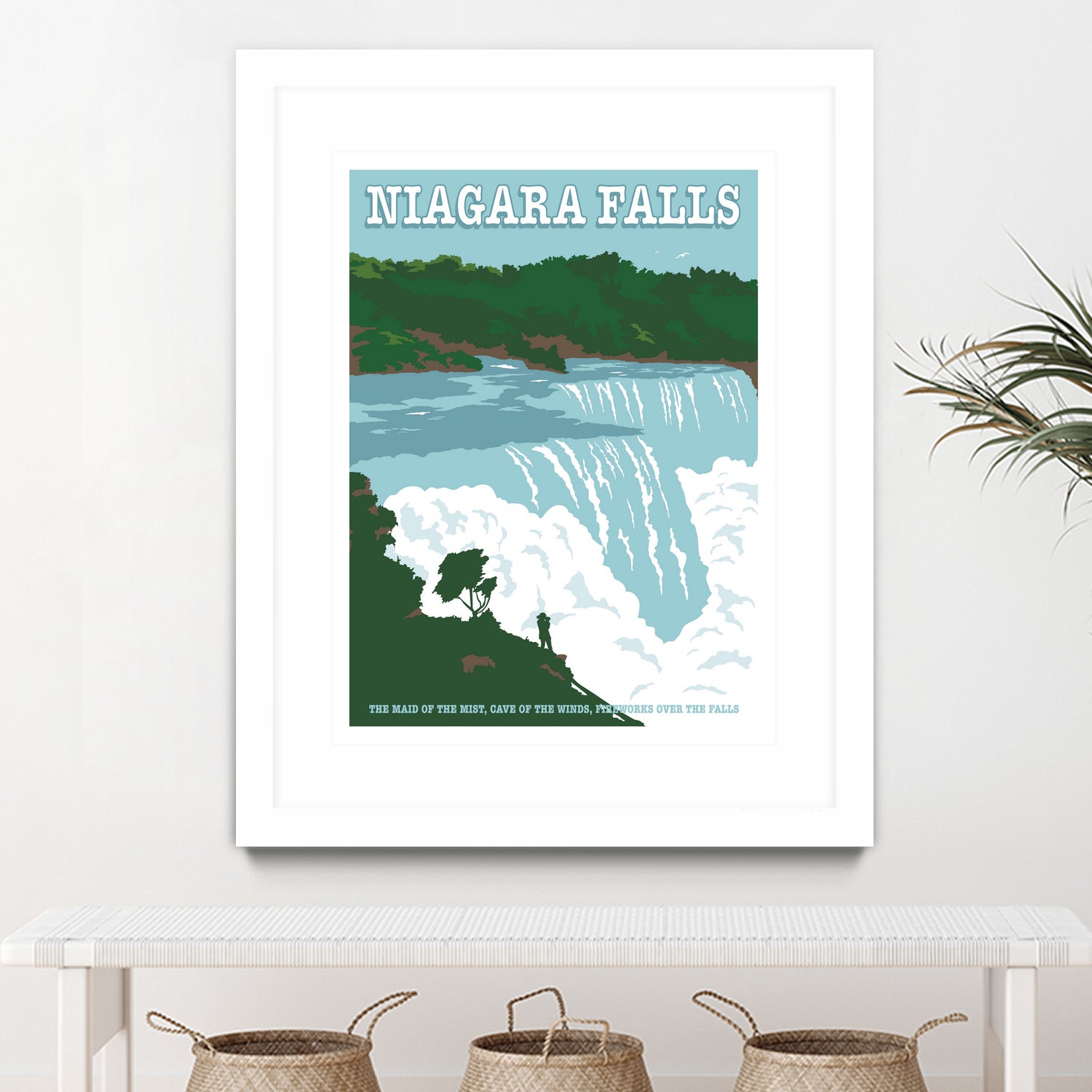 Niagara Falls Travel Print by Retrodrome on GIANT ART