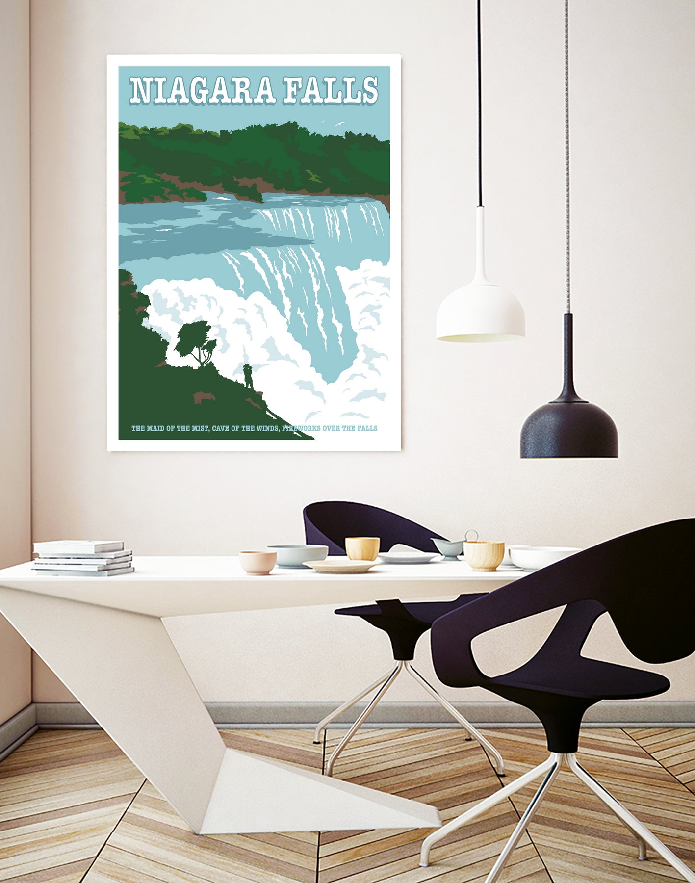 Niagara Falls Travel Print by Retrodrome on GIANT ART