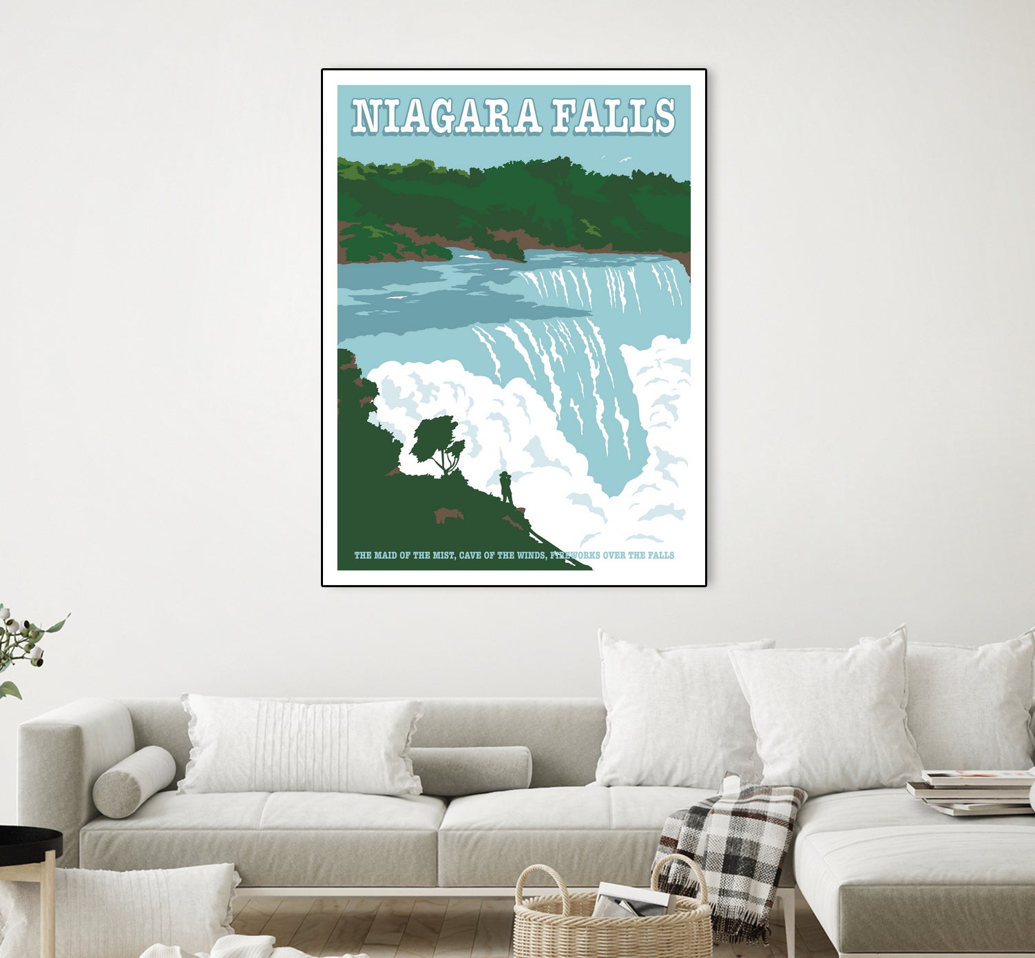 Niagara Falls Travel Print by Retrodrome on GIANT ART