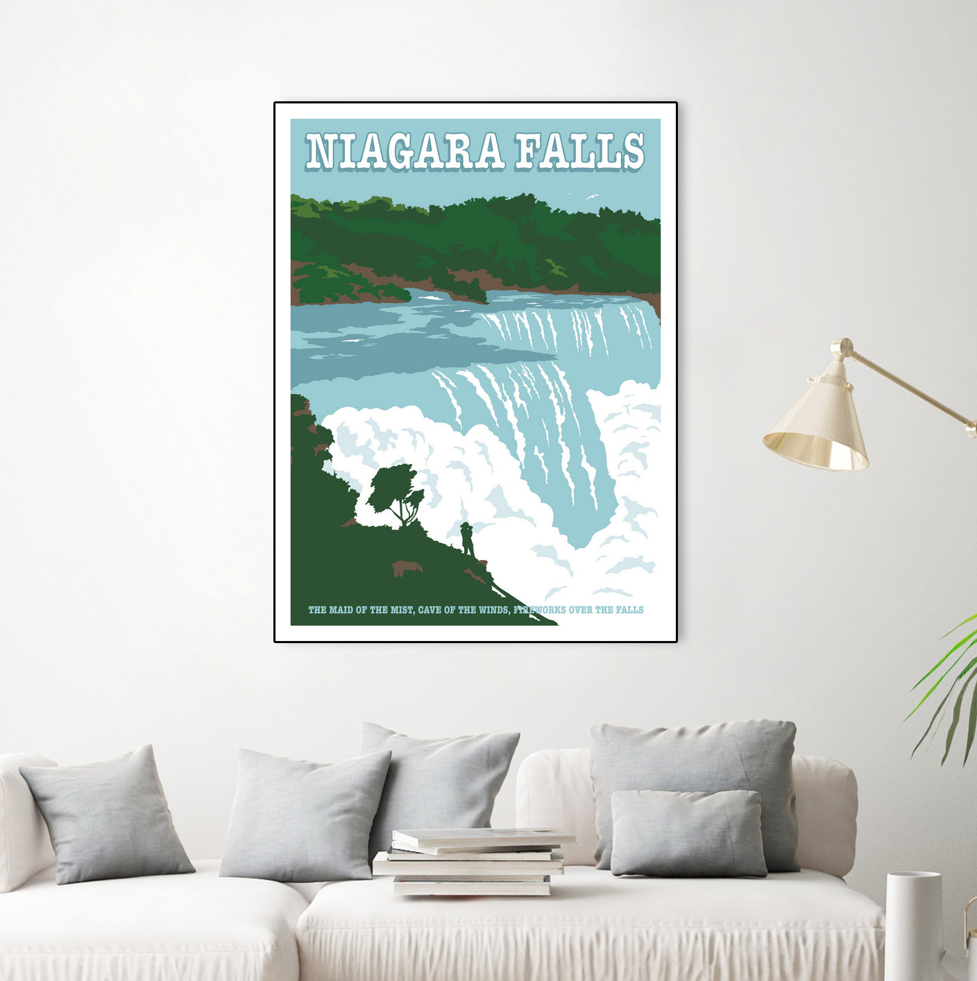 Niagara Falls Travel Print by Retrodrome on GIANT ART
