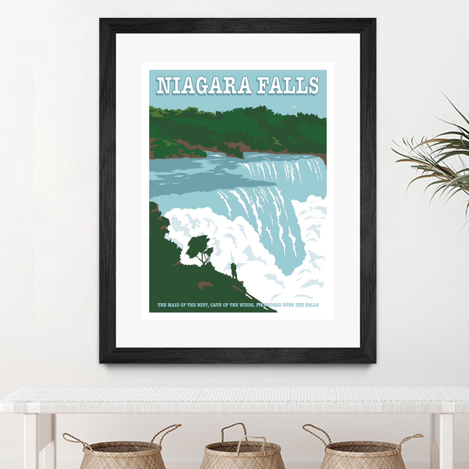 Niagara Falls Travel Print by Retrodrome on GIANT ART