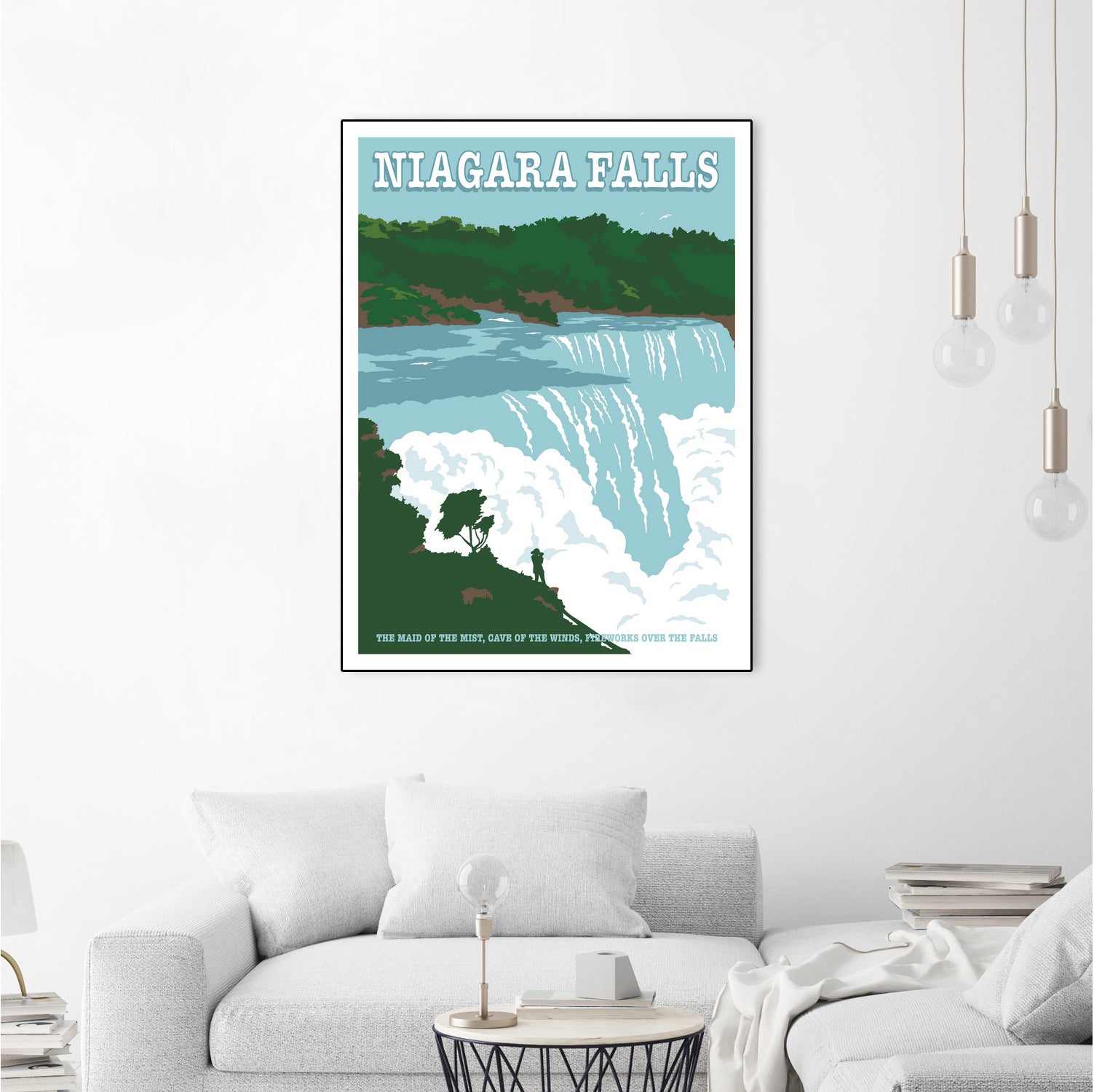 Niagara Falls Travel Print by Retrodrome on GIANT ART