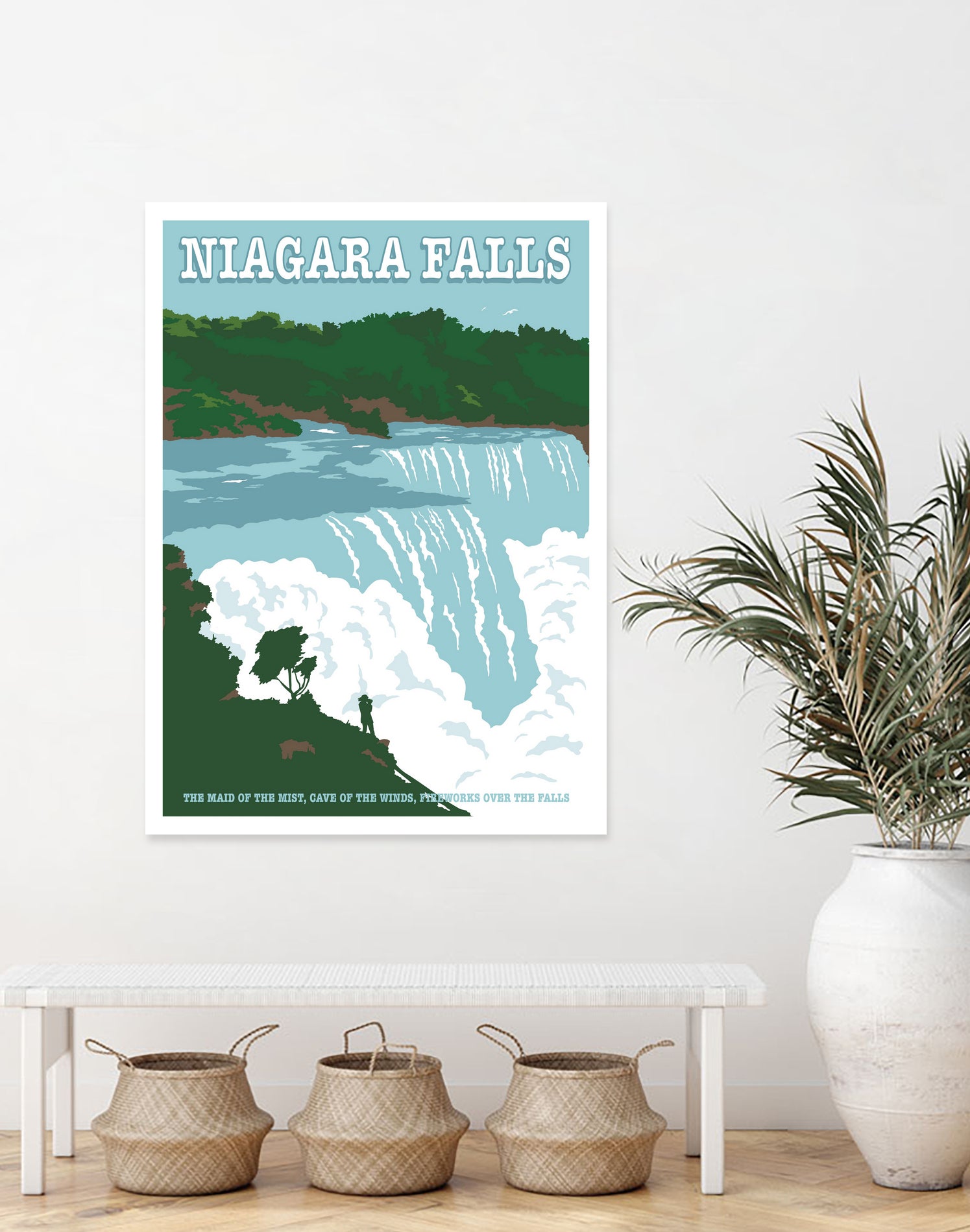 Niagara Falls Travel Print by Retrodrome on GIANT ART