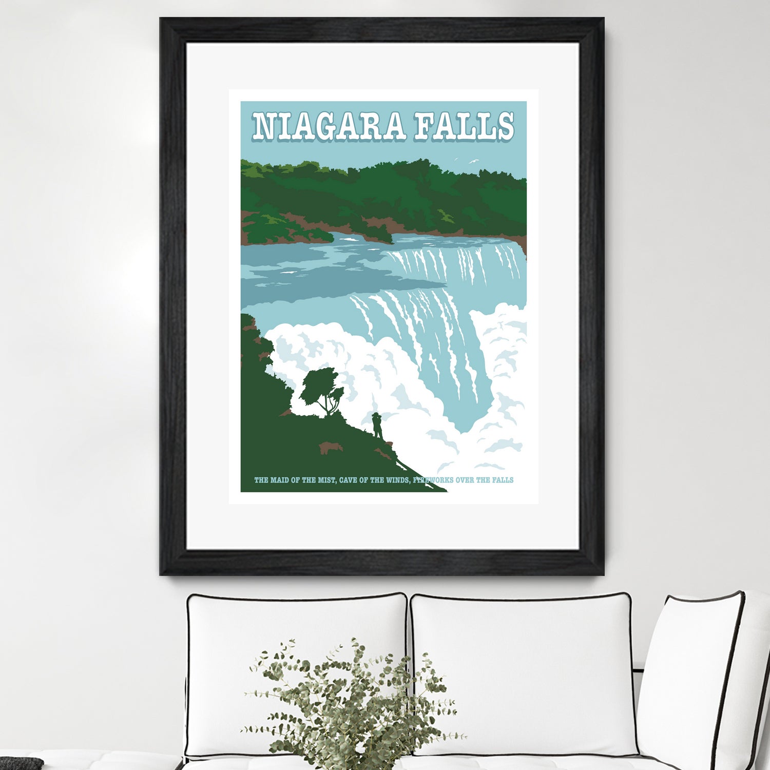Niagara Falls Travel Print by Retrodrome on GIANT ART