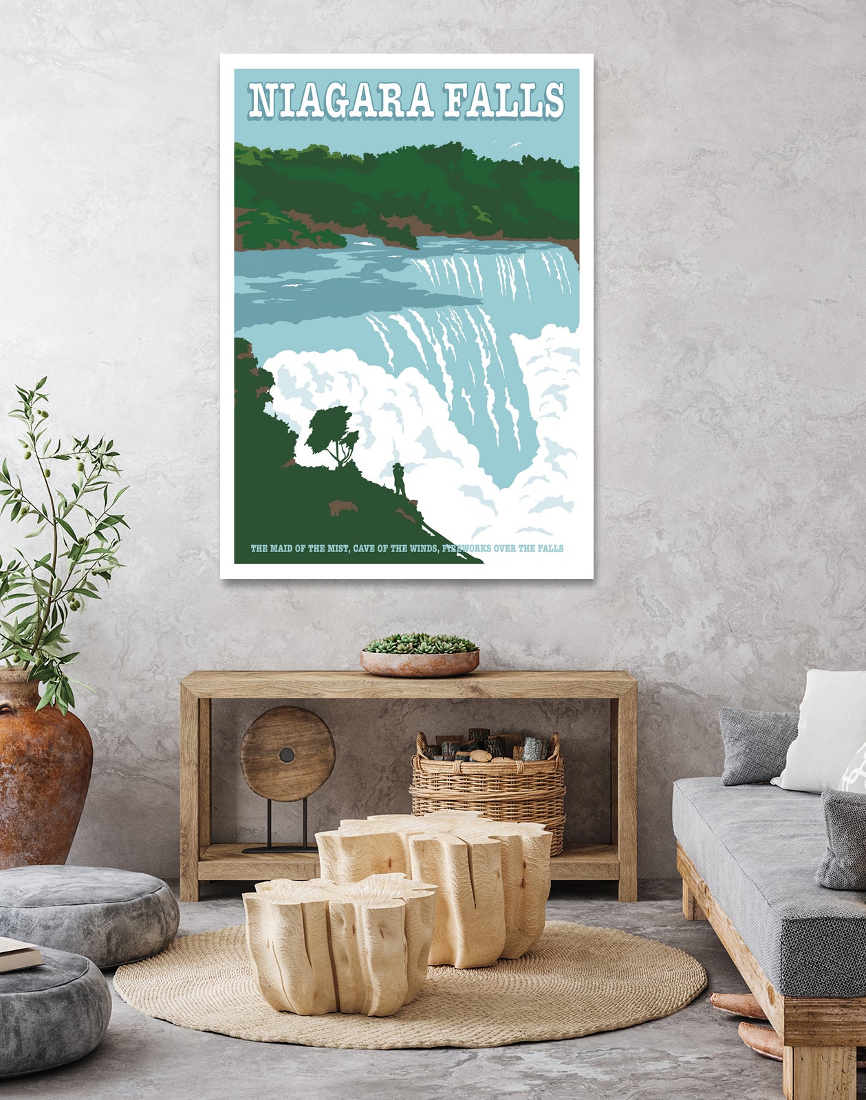 Niagara Falls Travel Print by Retrodrome on GIANT ART