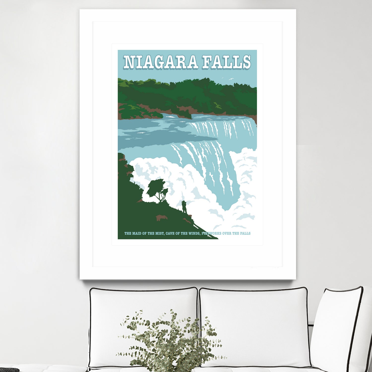 Niagara Falls Travel Print by Retrodrome on GIANT ART