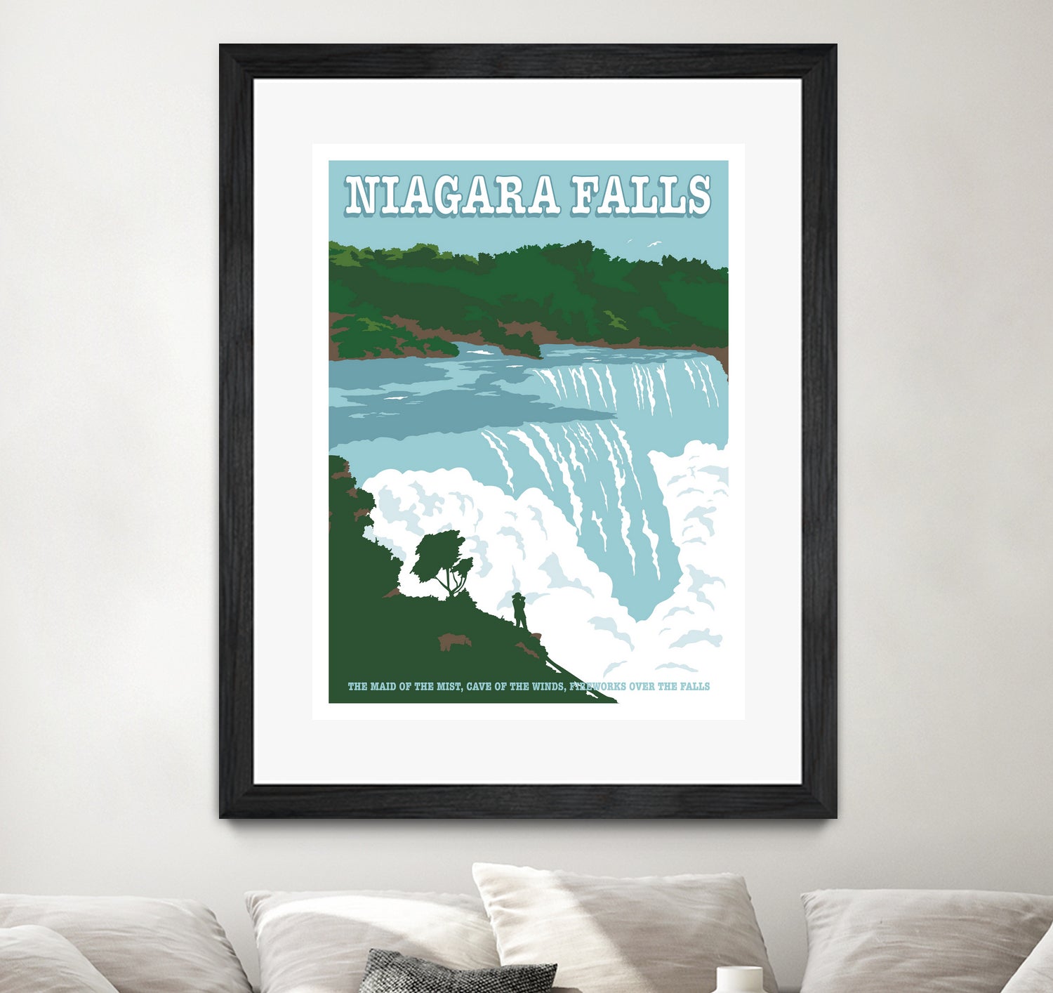 Niagara Falls Travel Print by Retrodrome on GIANT ART