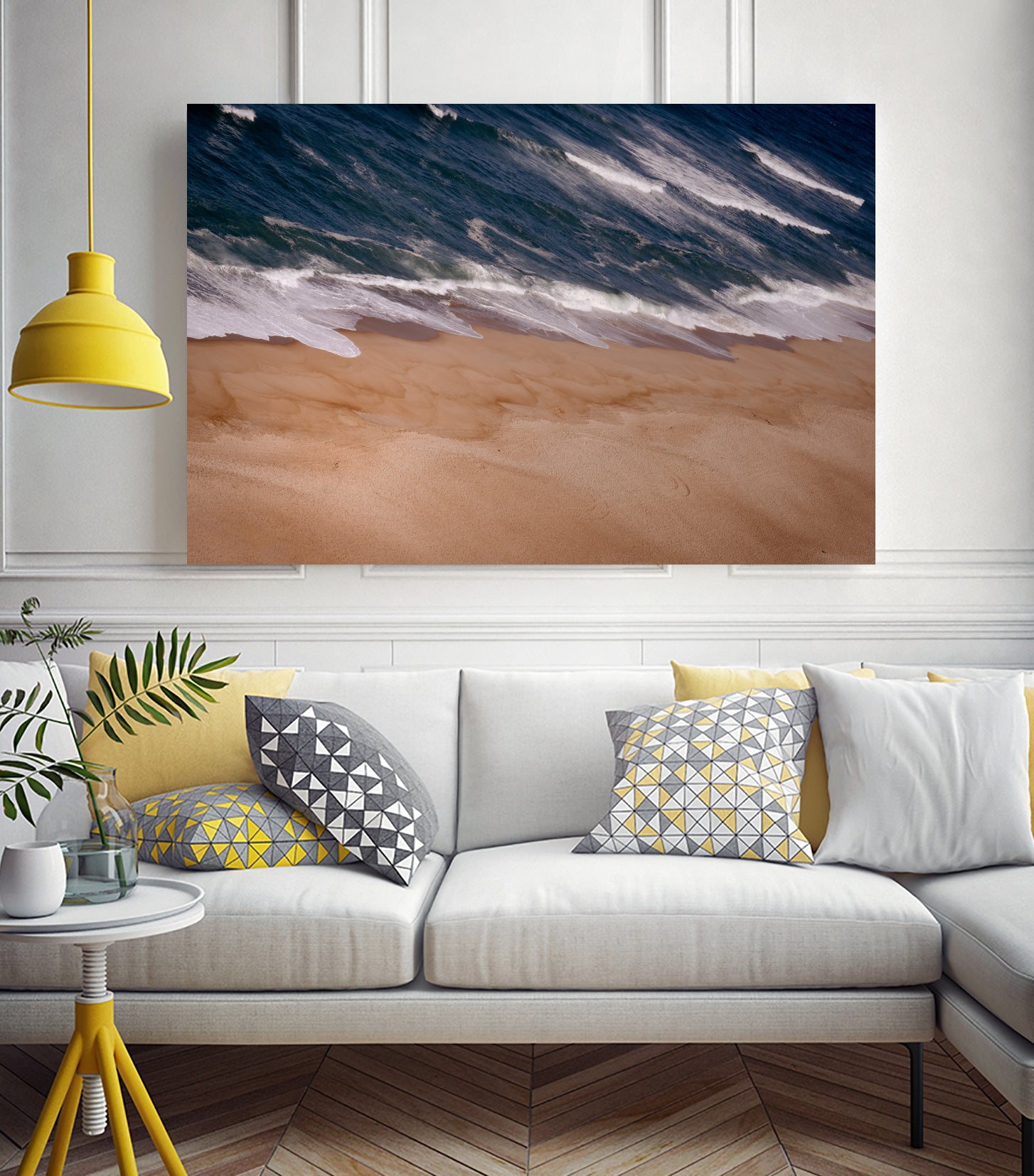 Take Me by Vito Muolo on GIANT ART - blue landscape sand