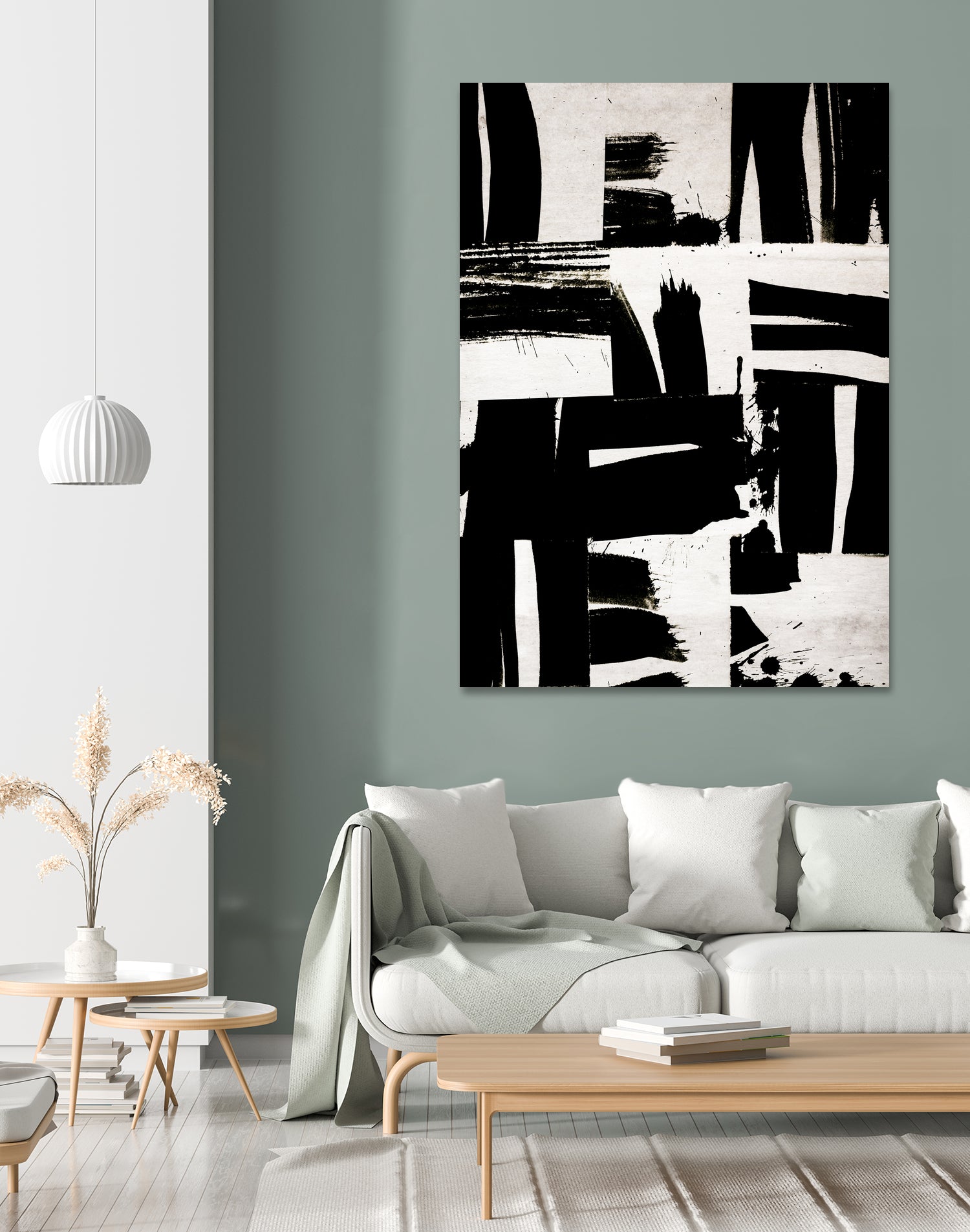 Wabi Sabi Black and White Abstract by Iris Lehnhardt on GIANT ART - collage paintings collage