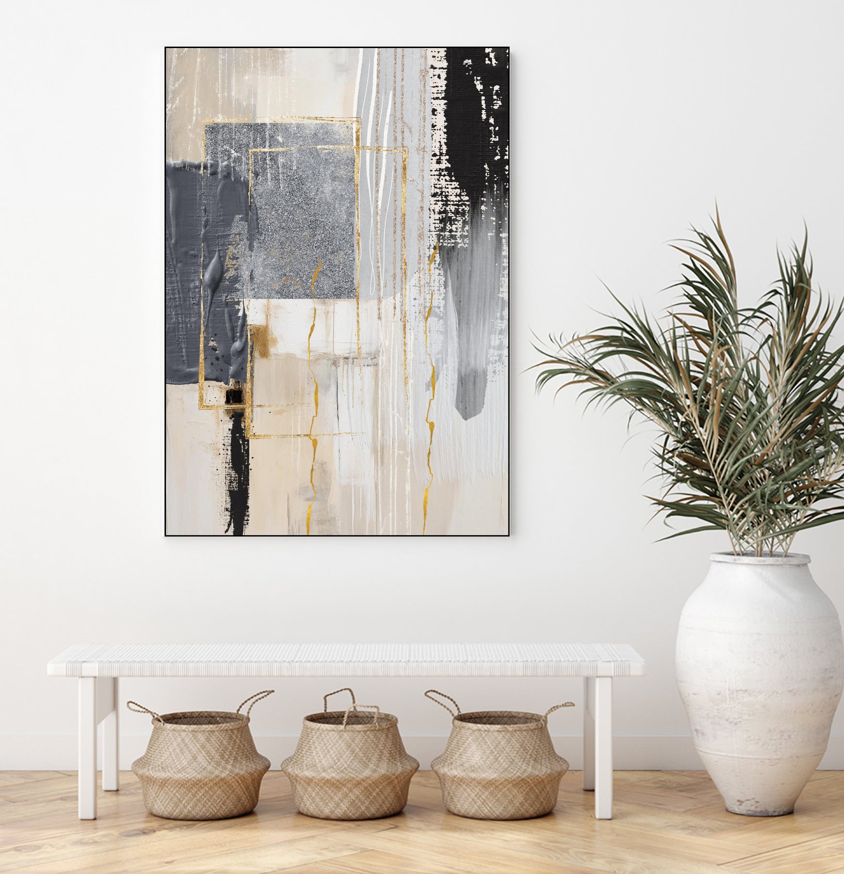 Neutral With Grey 3 by Sally on GIANT ART - illustration sally ann moss