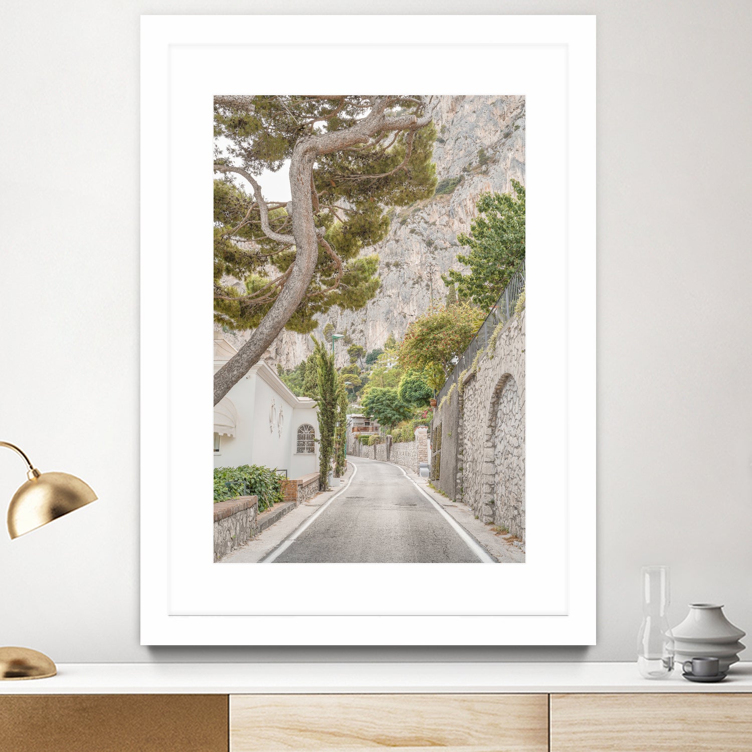 Streets of Capri by Henrike Schenk on GIANT ART - landscape capri