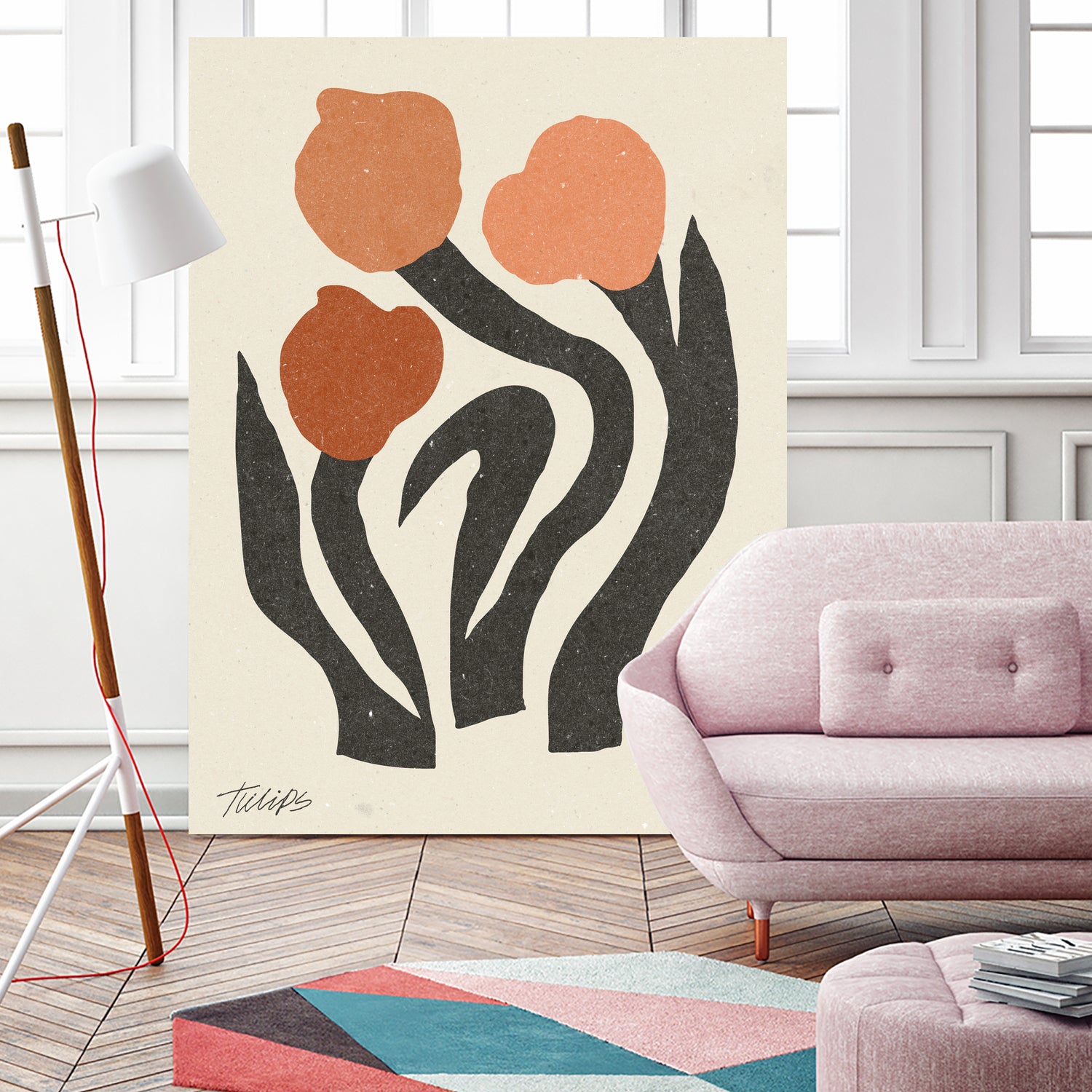 Modern Flower 02 by NKTN on GIANT ART - nktn flowers and plants nktn