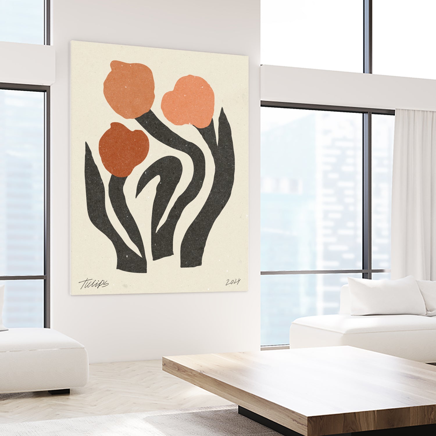 Modern Flower 02 by NKTN on GIANT ART - nktn flowers and plants nktn