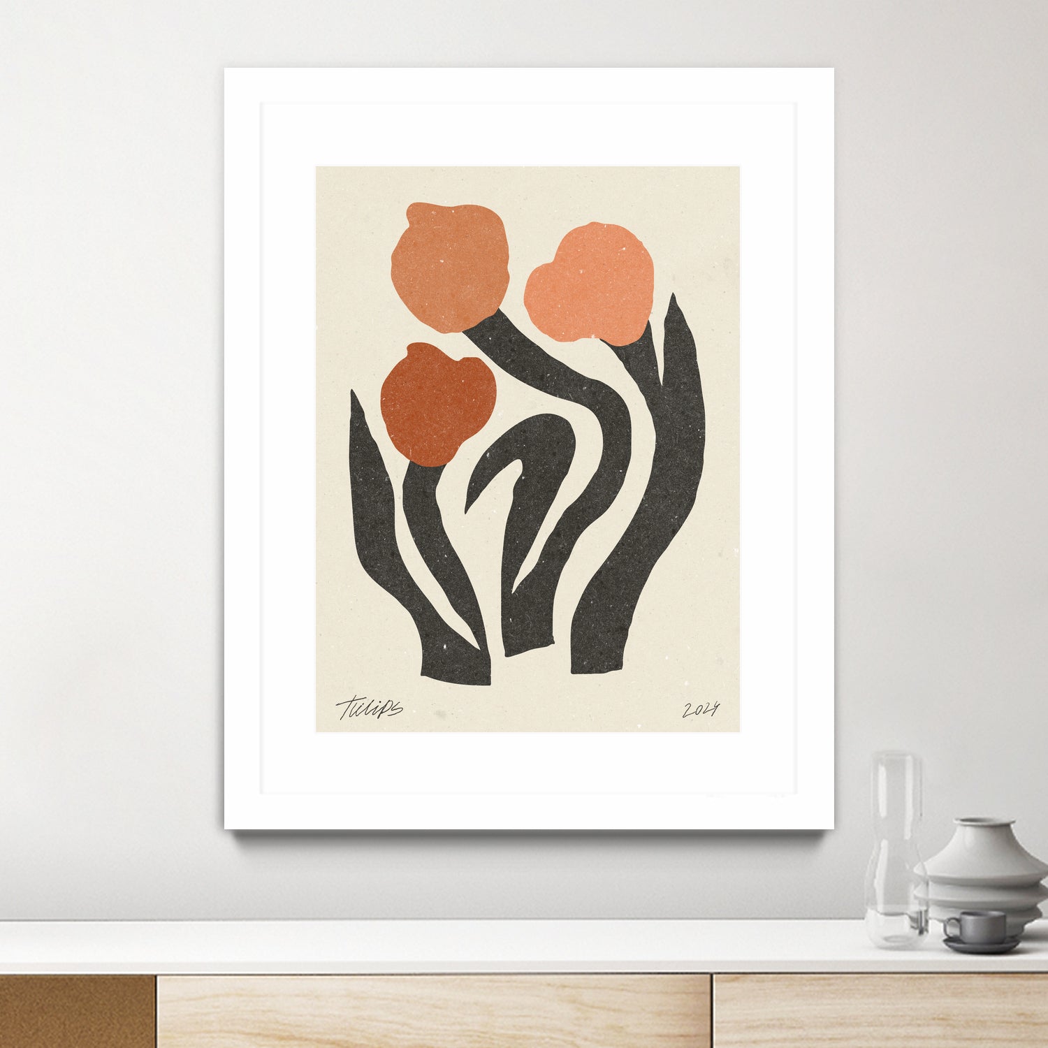 Modern Flower 02 by NKTN on GIANT ART - nktn flowers and plants nktn