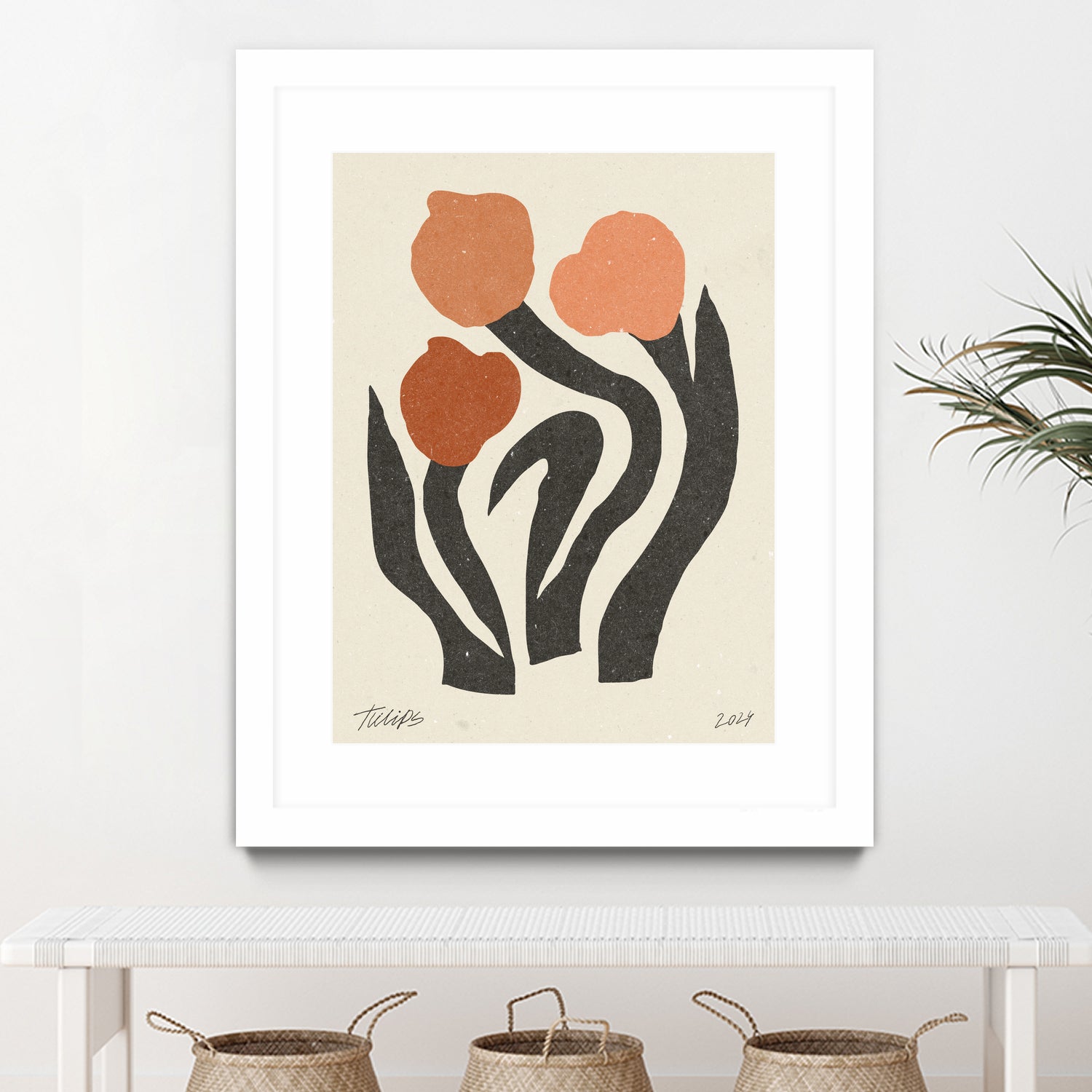 Modern Flower 02 by NKTN on GIANT ART - nktn flowers and plants nktn