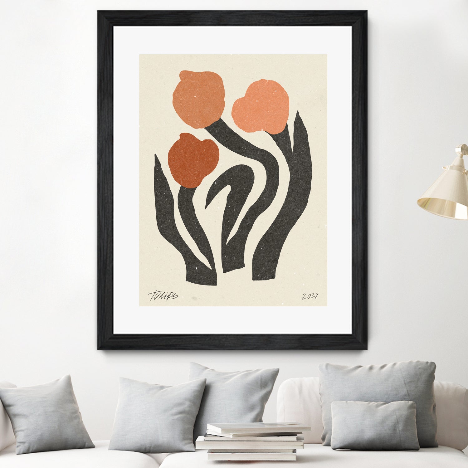 Modern Flower 02 by NKTN on GIANT ART - nktn flowers and plants nktn