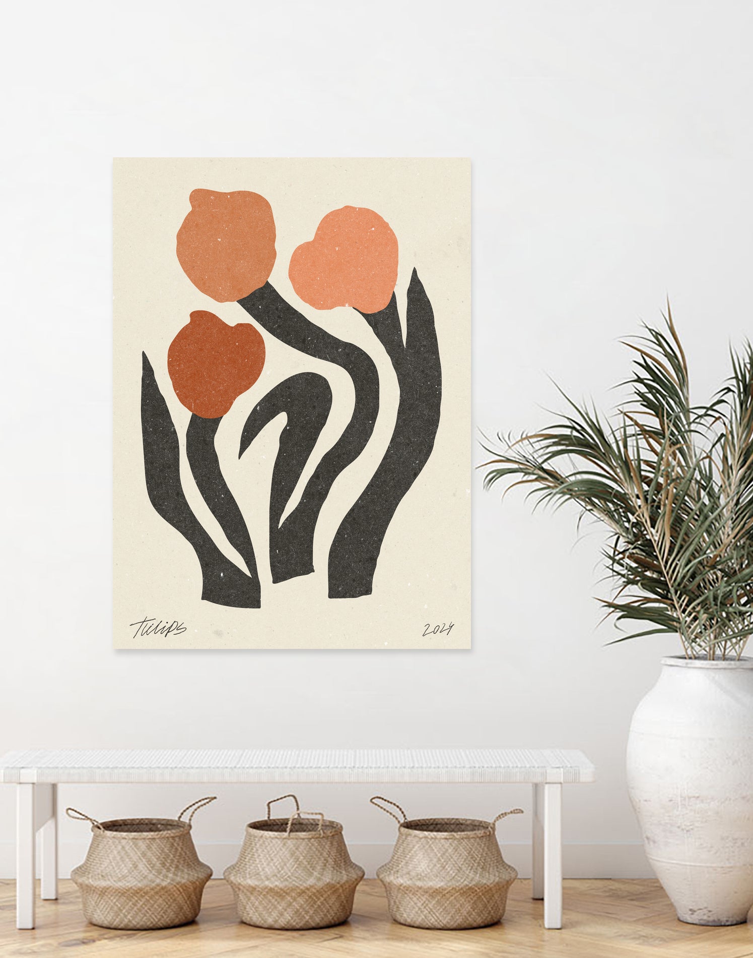 Modern Flower 02 by NKTN on GIANT ART - nktn flowers and plants nktn