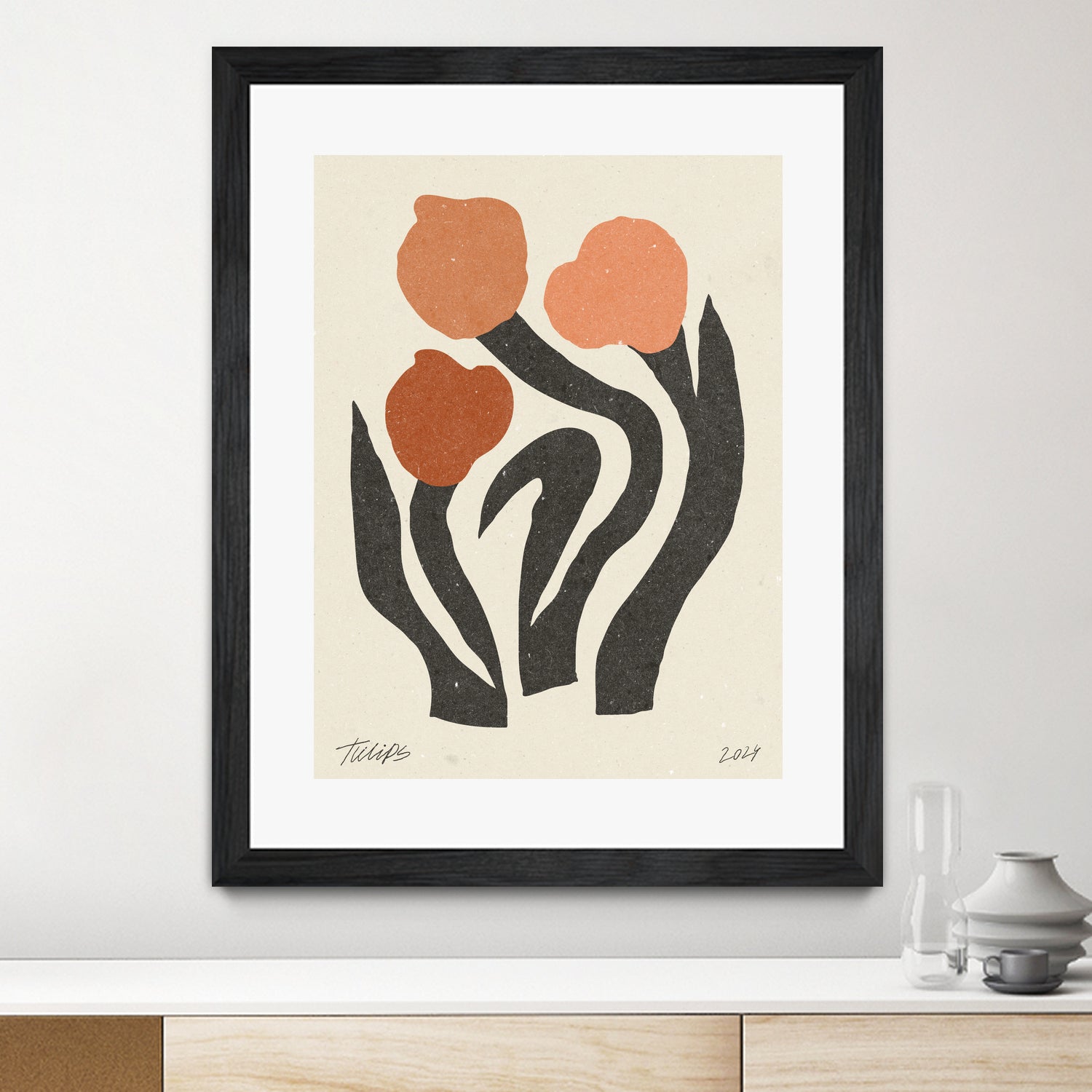 Modern Flower 02 by NKTN on GIANT ART - nktn flowers and plants nktn