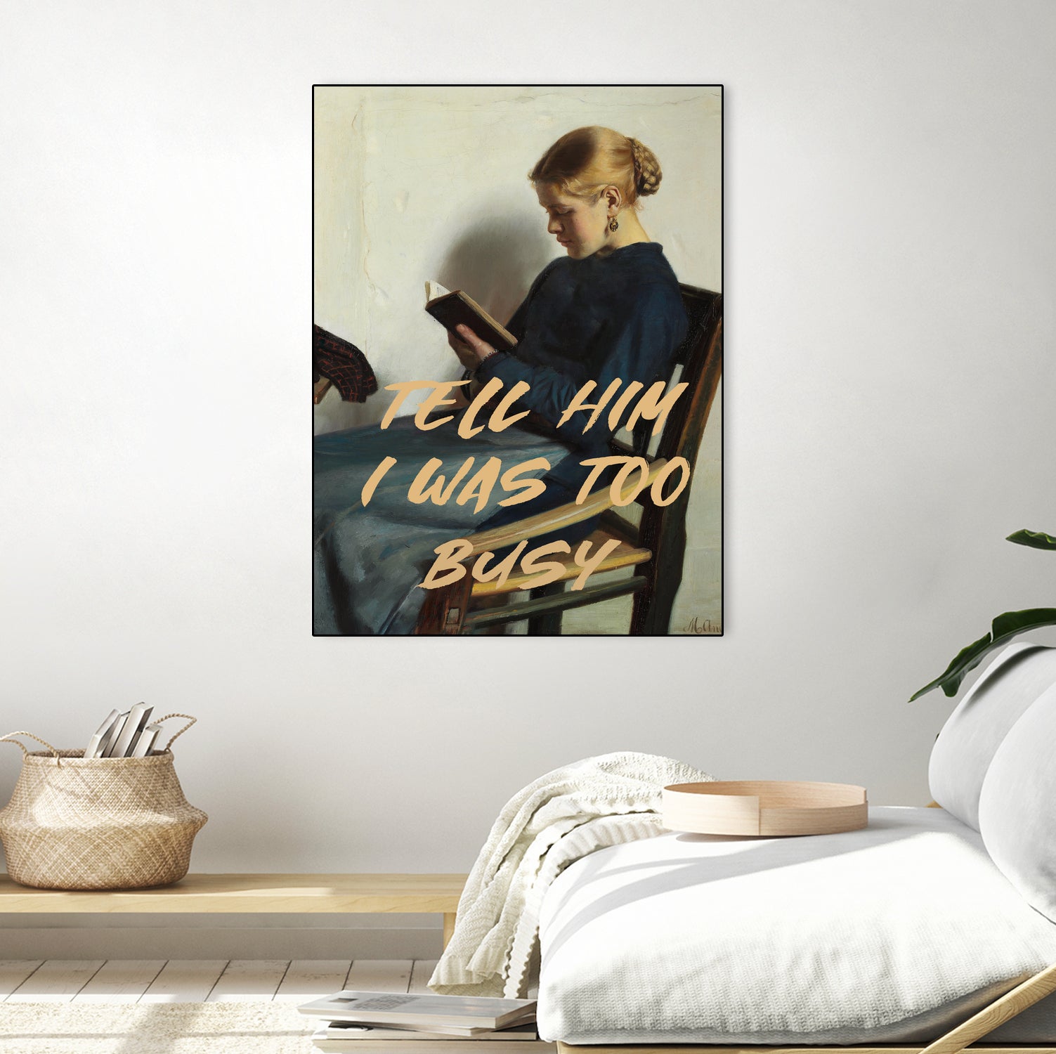 Tell Him I Was To Busy by The Art Concept on GIANT ART - clothing text & quotes clothing