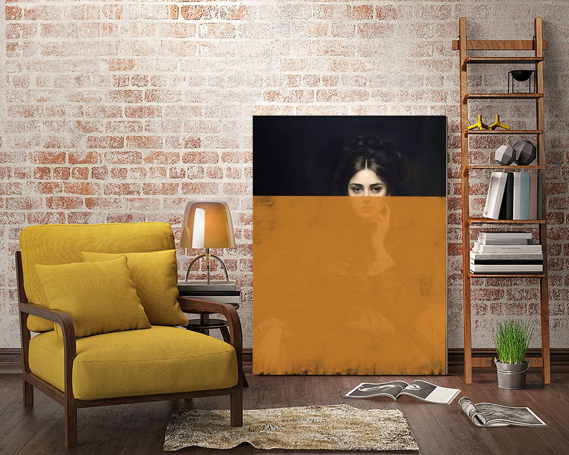 Altered Portrait of Woman by The Art Concept on GIANT ART - 5906 illustration