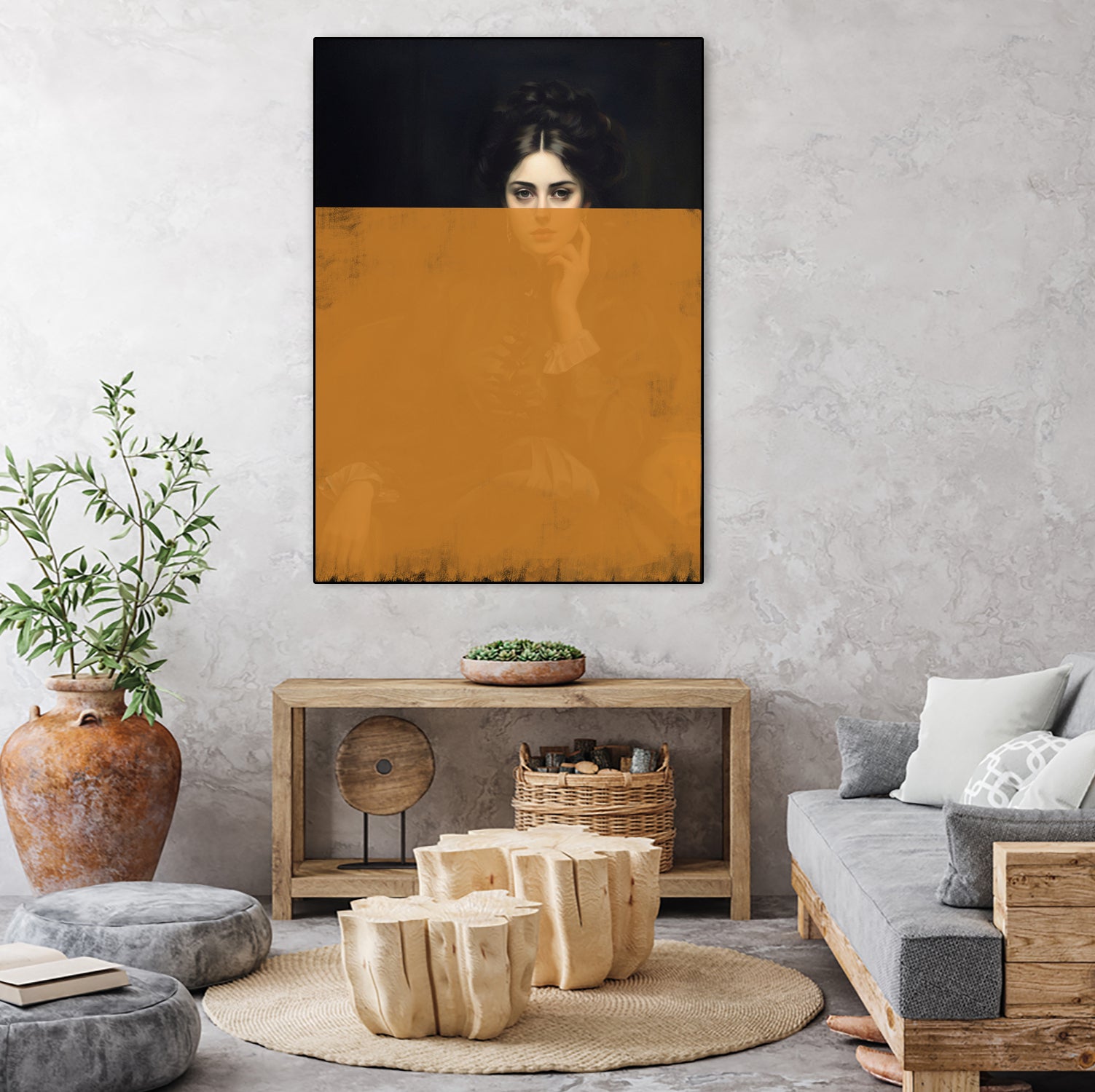 Altered Portrait of Woman by The Art Concept on GIANT ART - 5906 illustration