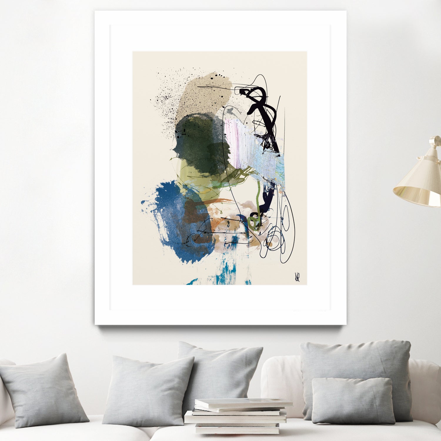 Twin Abstract by Dan on GIANT ART - hobday