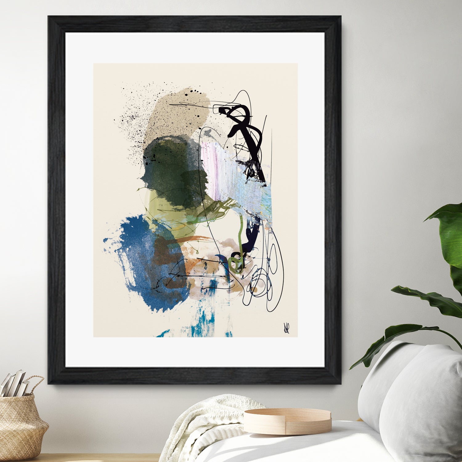 Twin Abstract by Dan on GIANT ART - hobday