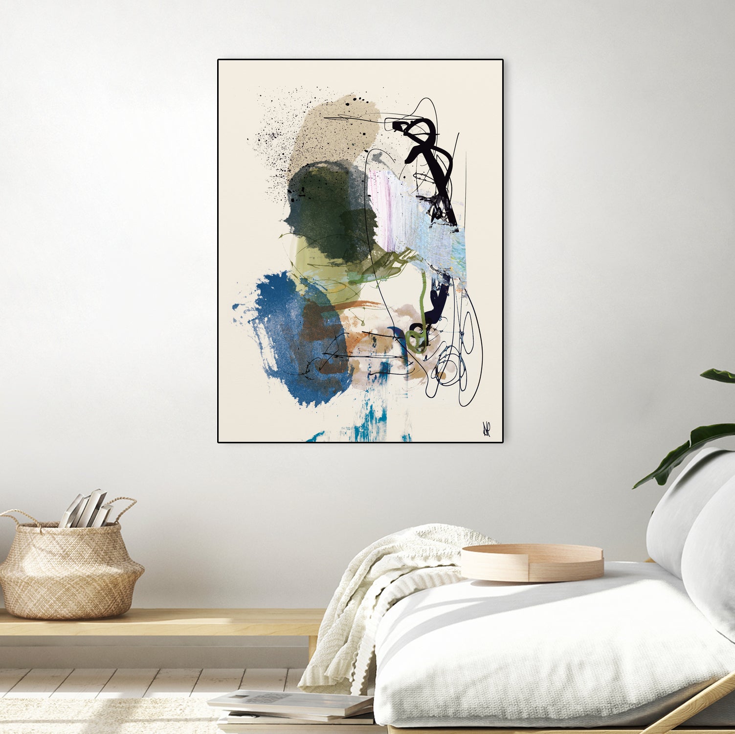 Twin Abstract by Dan on GIANT ART - hobday