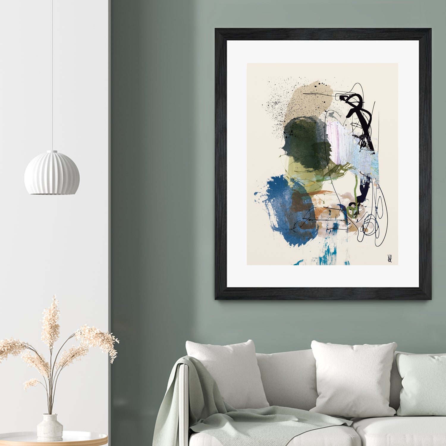 Twin Abstract by Dan on GIANT ART - hobday