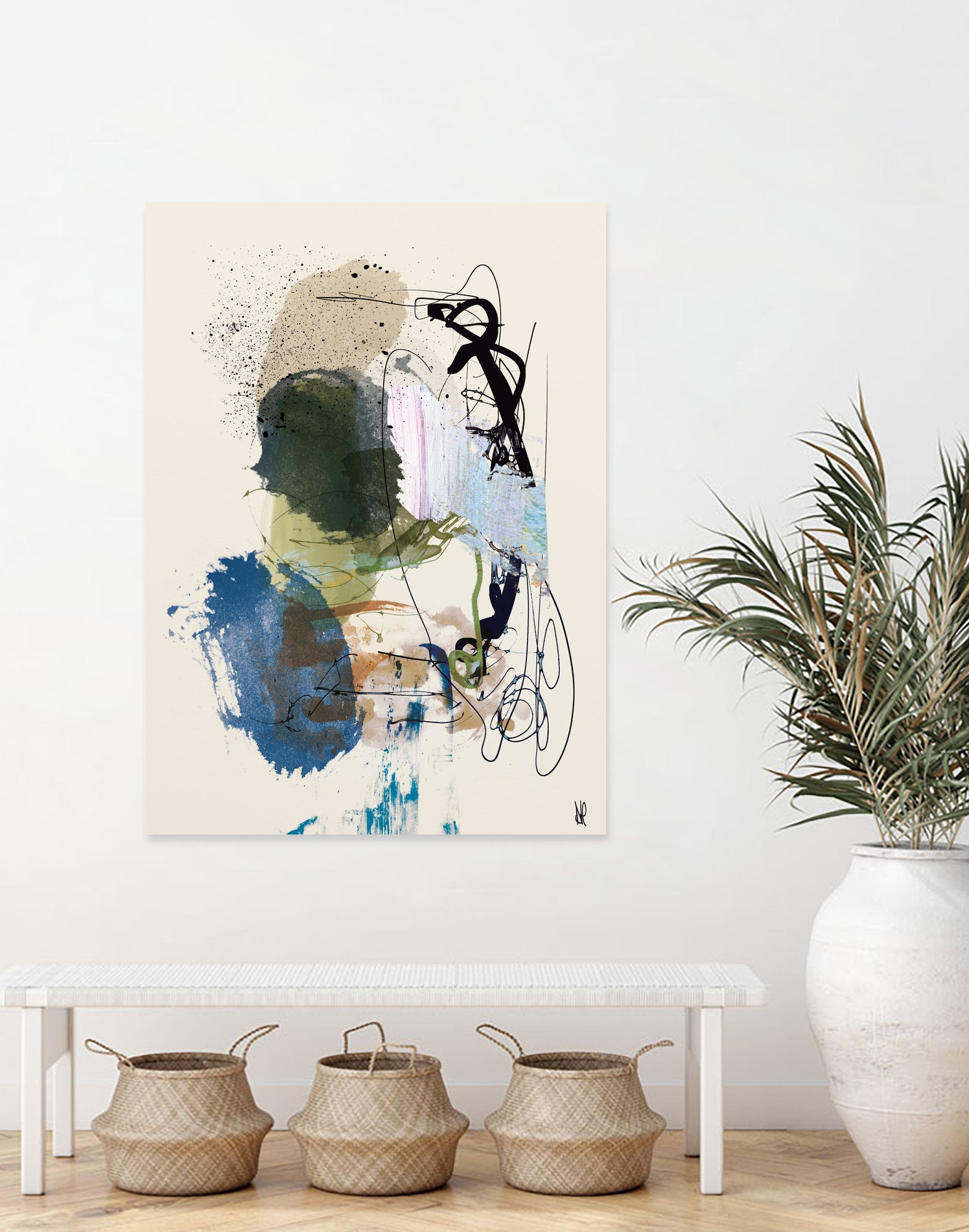 Twin Abstract by Dan on GIANT ART - hobday