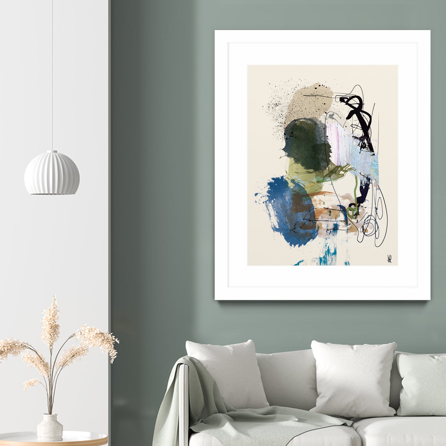 Twin Abstract by Dan on GIANT ART - hobday