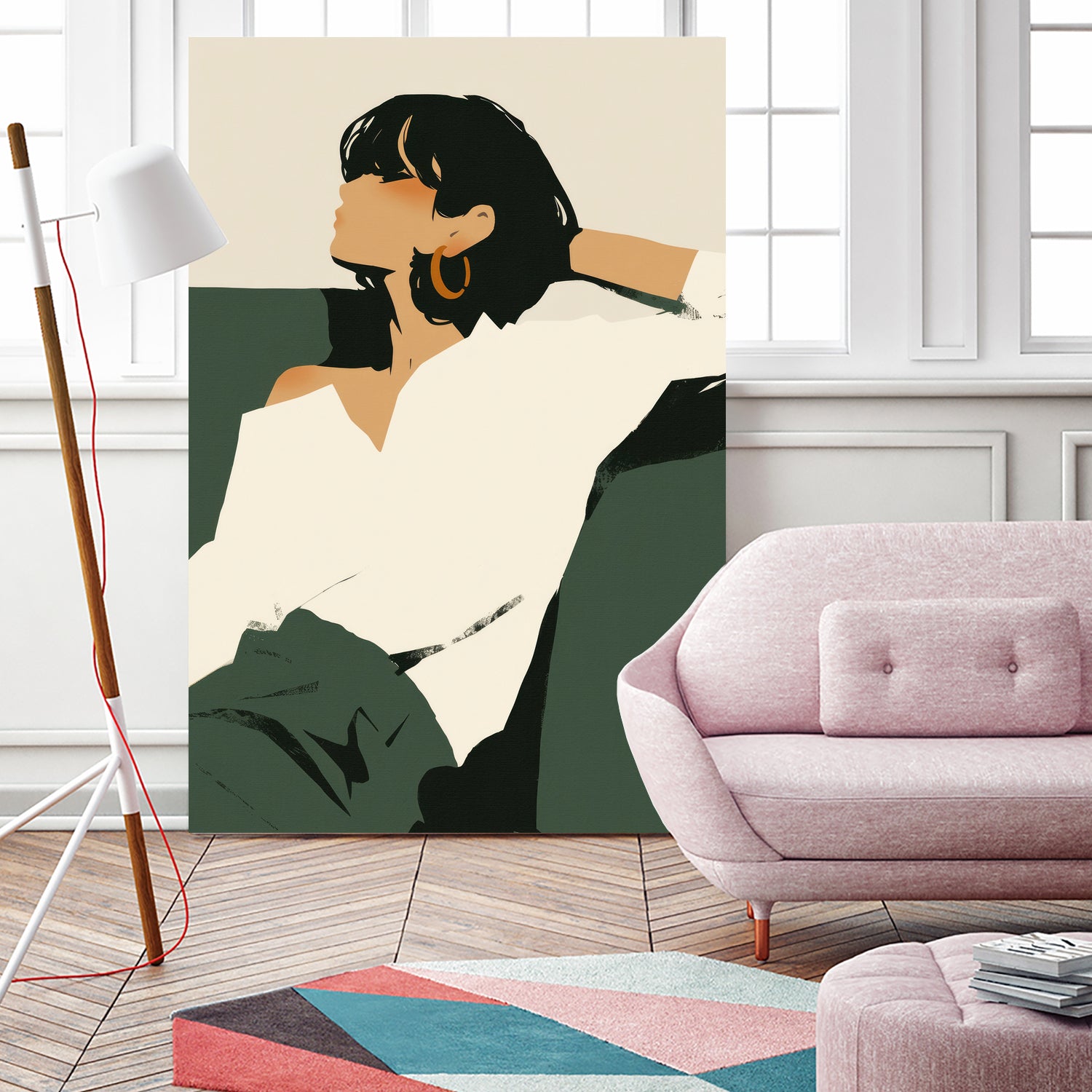 Relaxing woman by Treechild on GIANT ART -