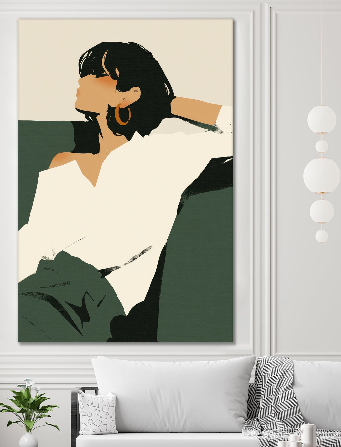 Relaxing woman by Treechild on GIANT ART -
