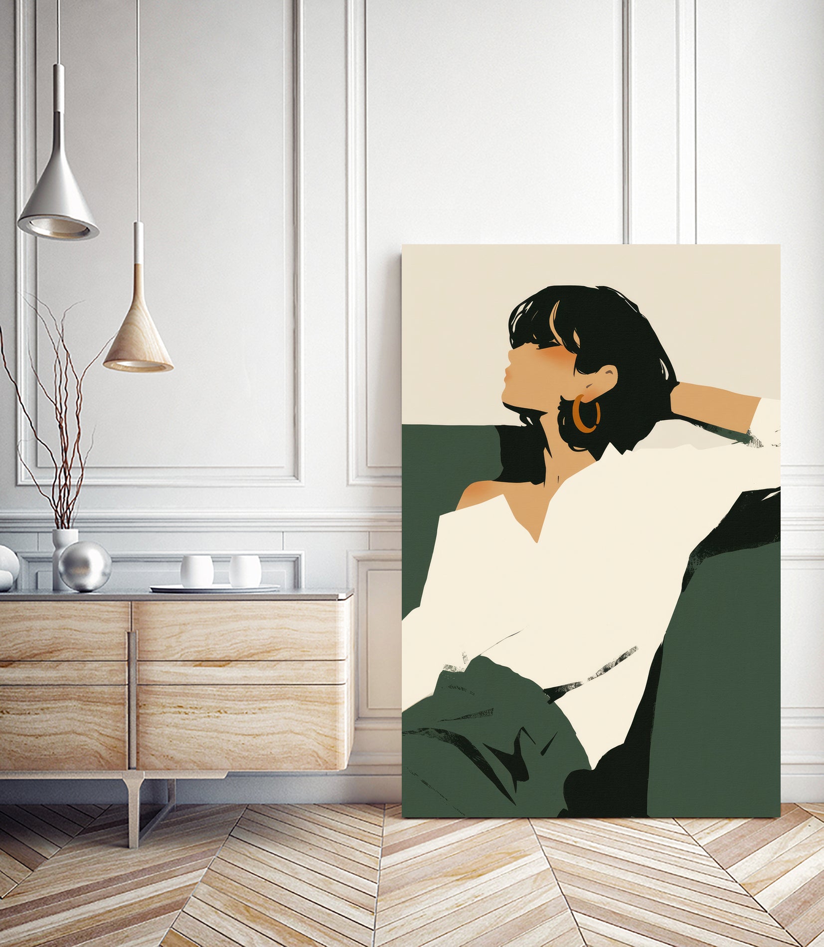 Relaxing woman by Treechild on GIANT ART -