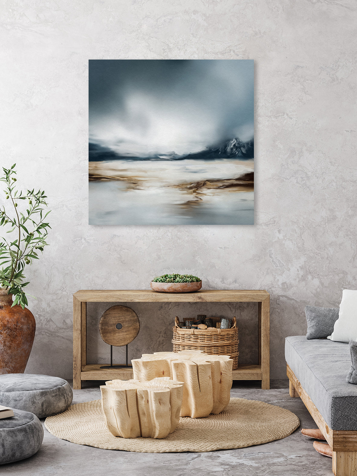 Atelier Bleu by Gabriella Roberg on GIANT ART - landscape landscape