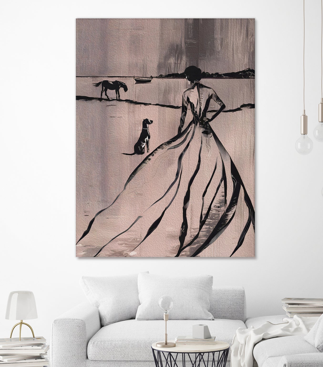 Woman By the Lake by Andreas Magnusson on GIANT ART - paintings drawing
