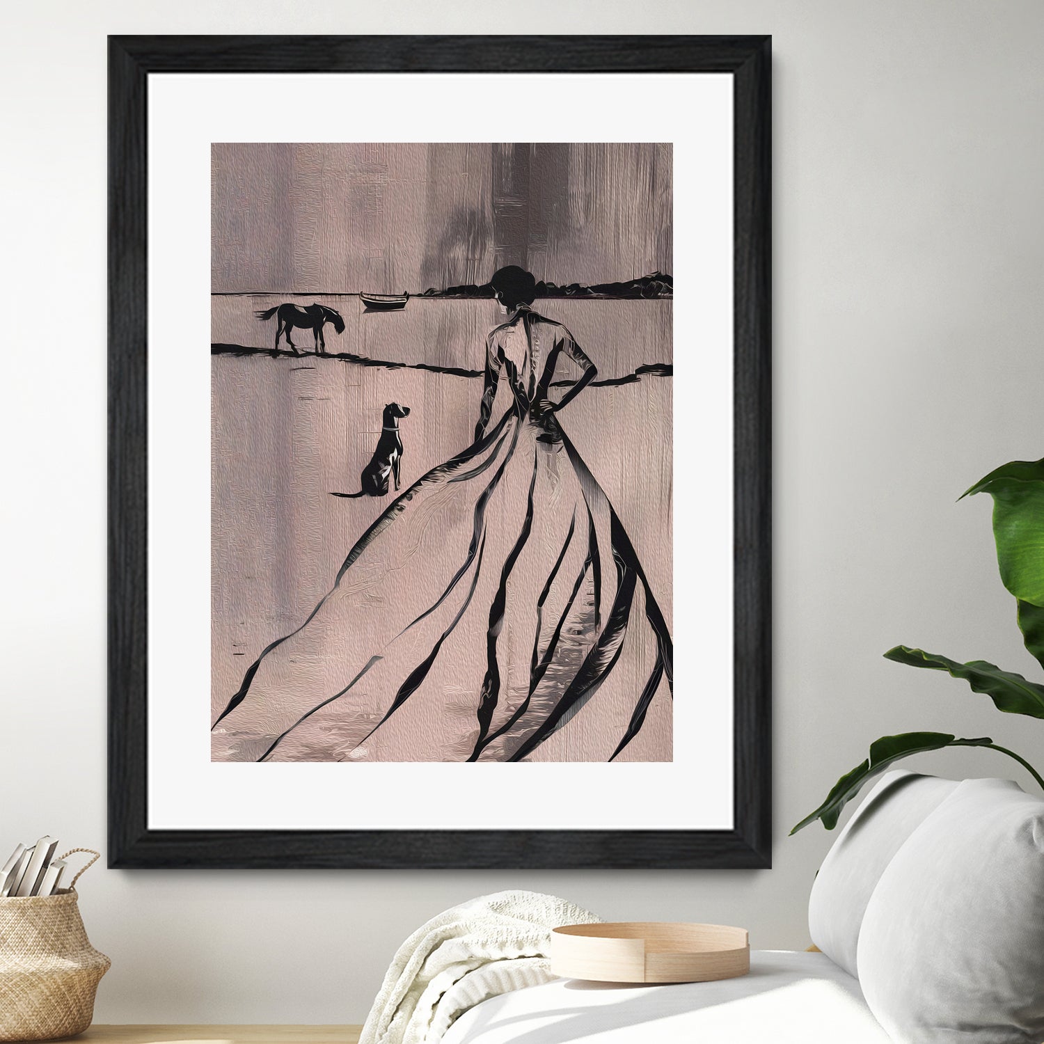 Woman By the Lake by Andreas Magnusson on GIANT ART - paintings drawing