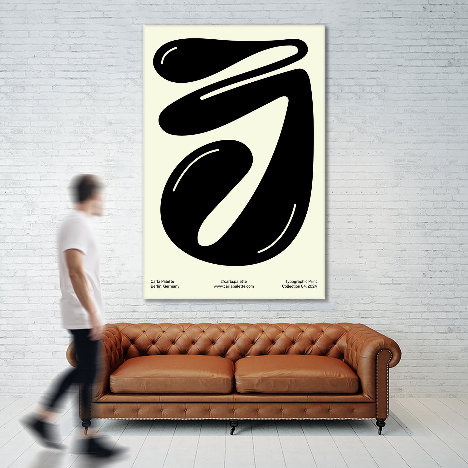 Picturfy 06 by Carla Palette on GIANT ART - abstract typographic print