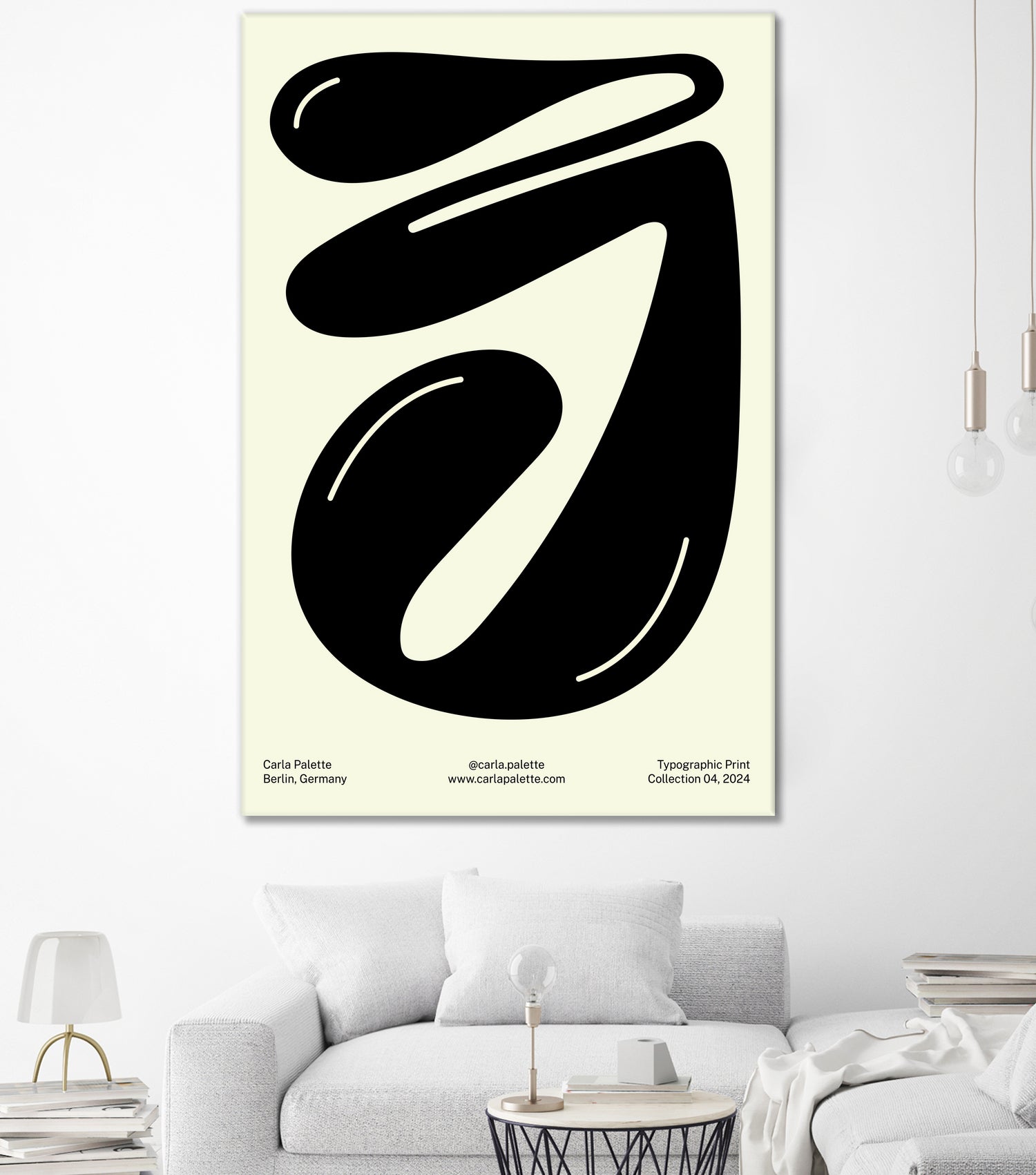 Picturfy 06 by Carla Palette on GIANT ART - abstract typographic print