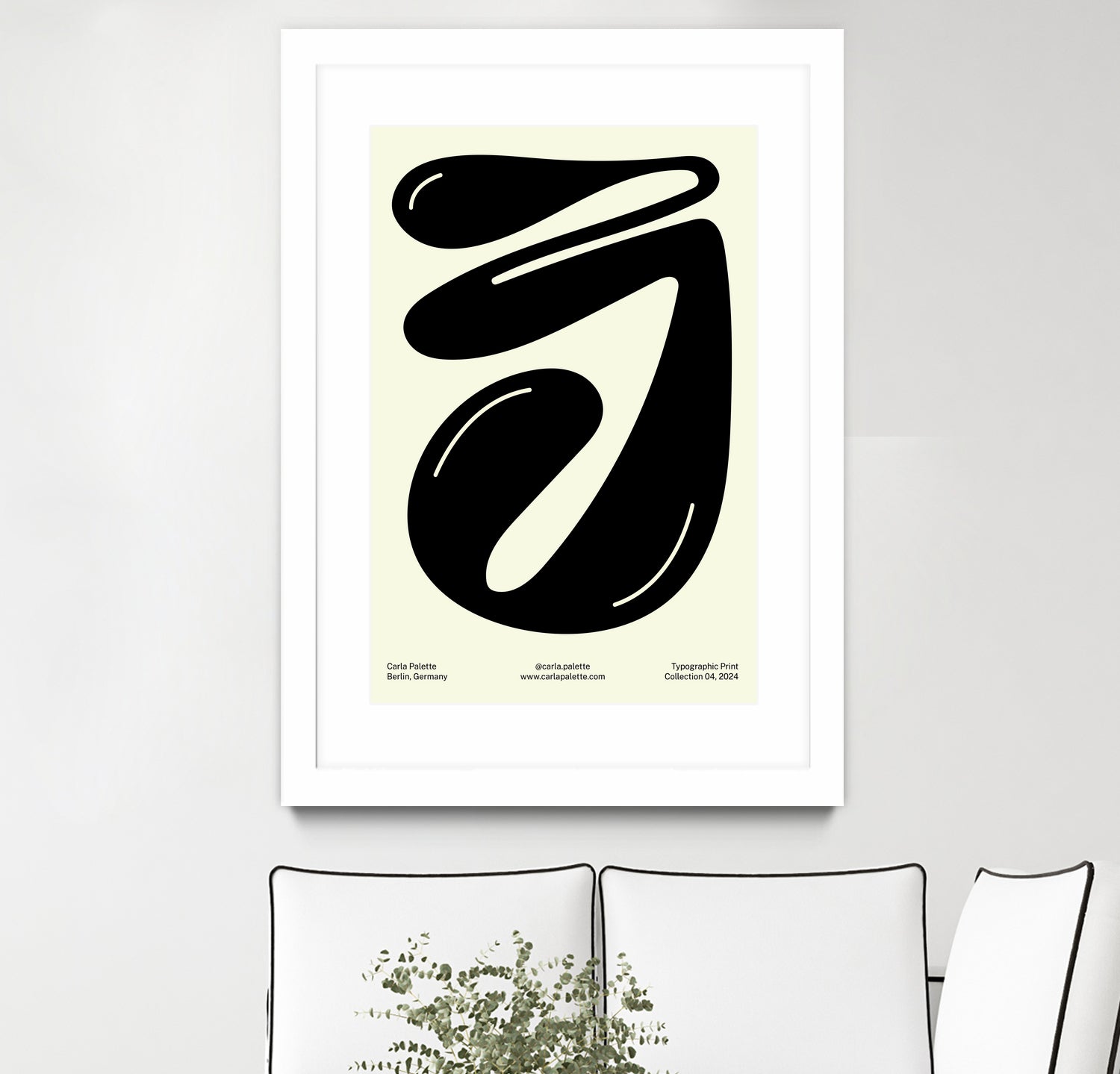 Picturfy 06 by Carla Palette on GIANT ART - abstract typographic print