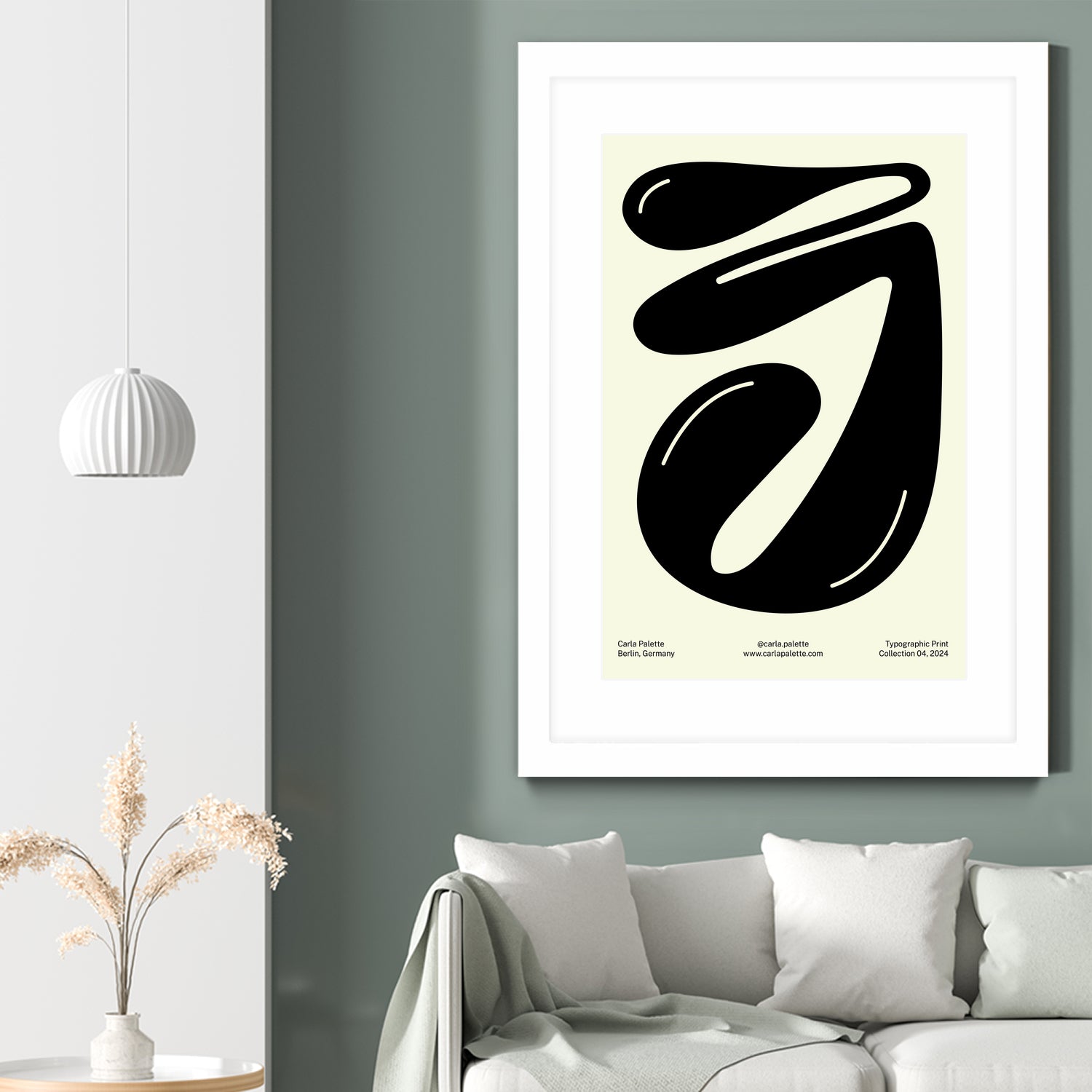 Picturfy 06 by Carla Palette on GIANT ART - abstract typographic print