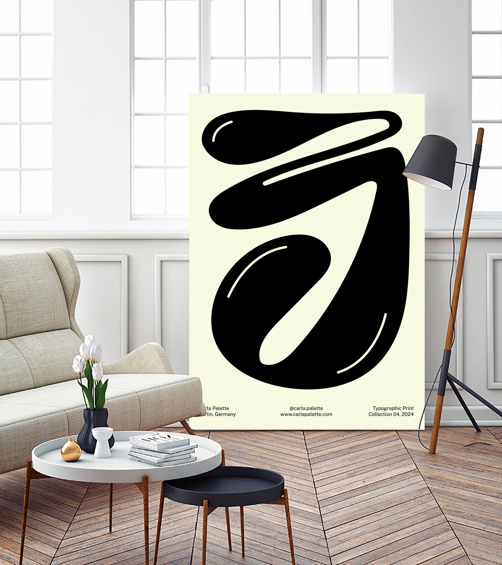 Picturfy 06 by Carla Palette on GIANT ART - abstract typographic print