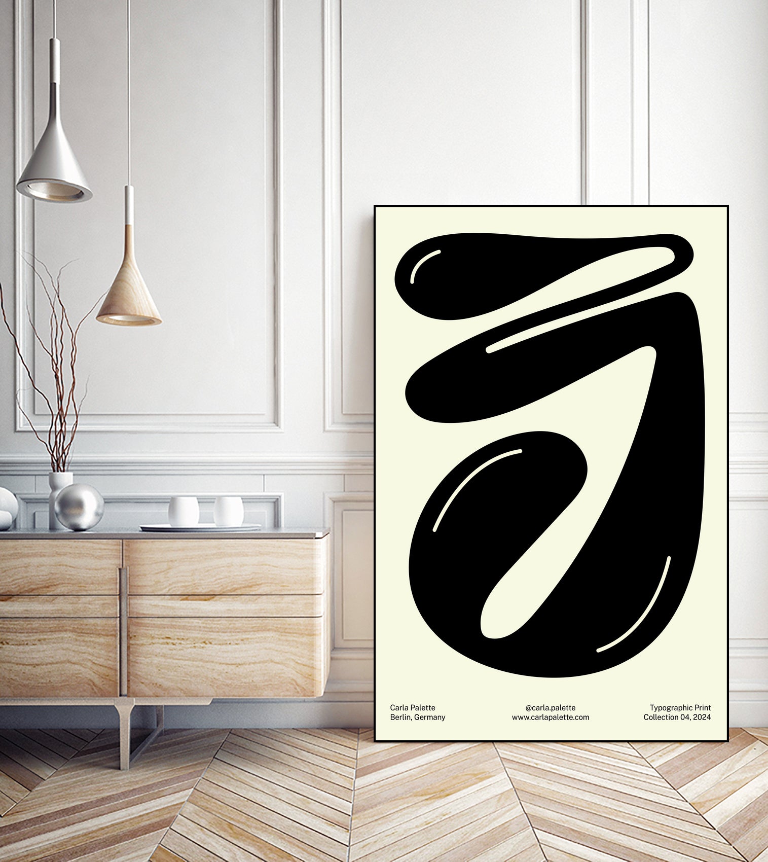 Picturfy 06 by Carla Palette on GIANT ART - abstract typographic print