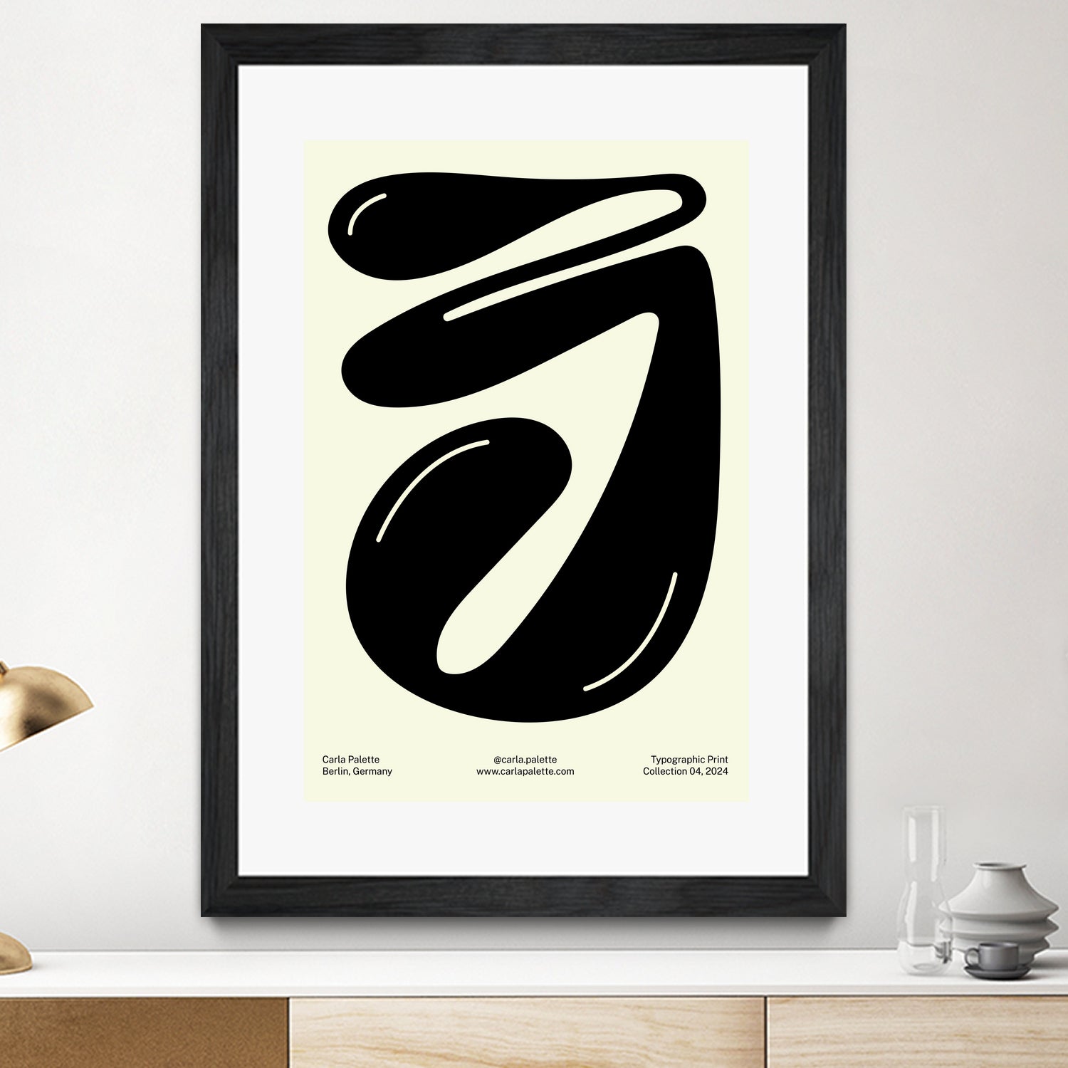 Picturfy 06 by Carla Palette on GIANT ART - abstract typographic print