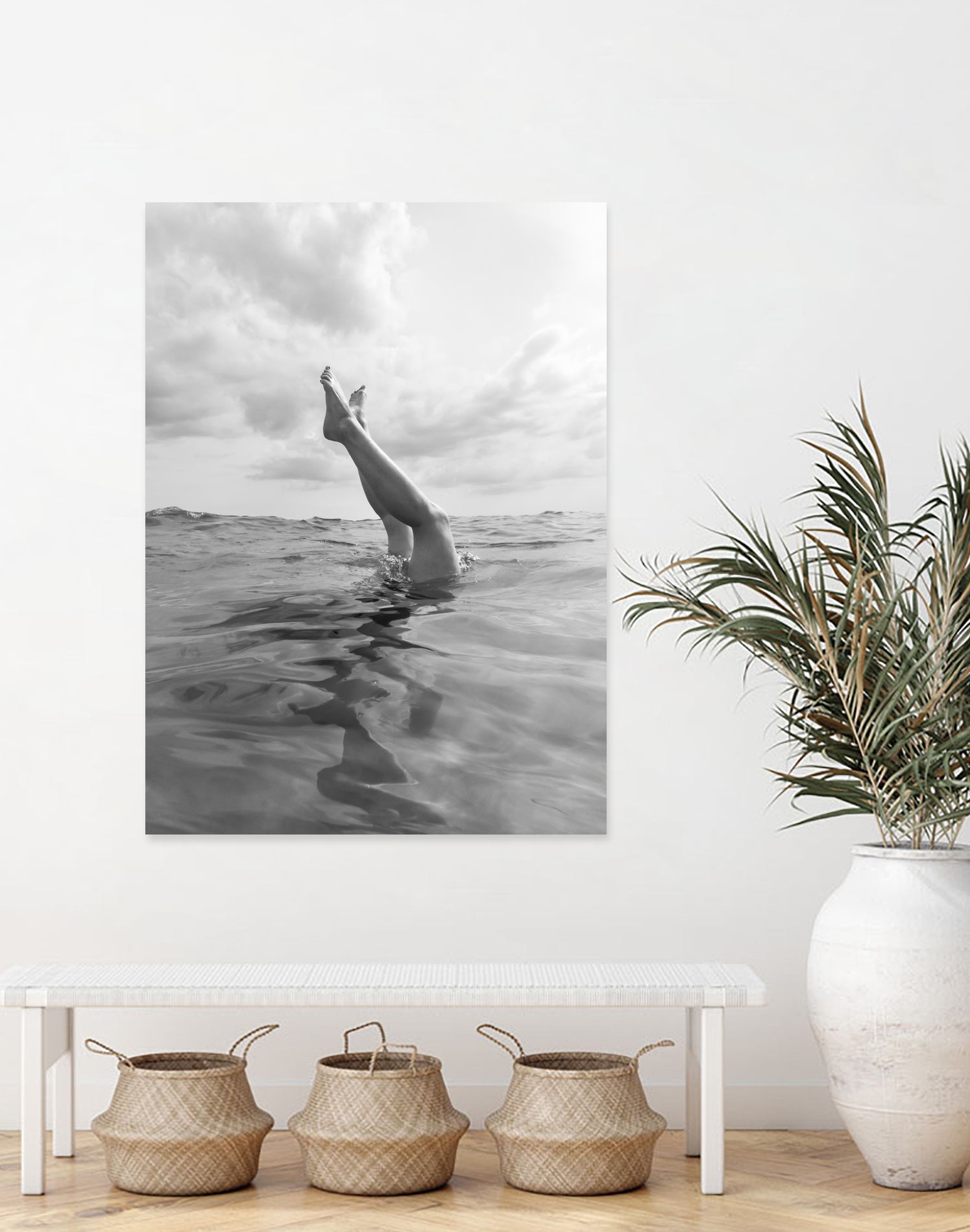 Ocean Dive by Bethany Young on GIANT ART - landscape sky