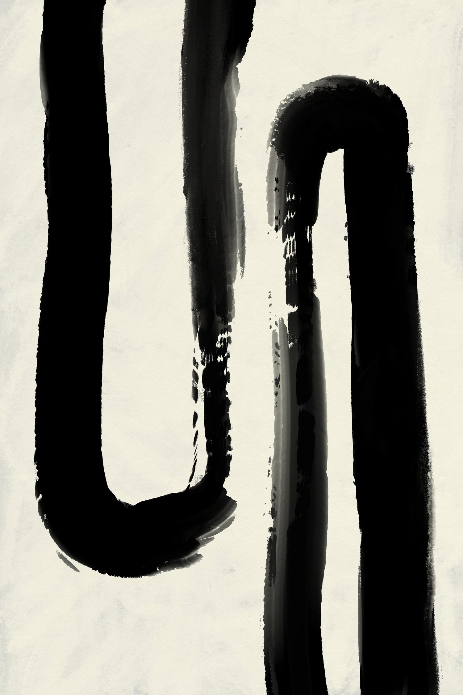 Monochrome Flow by Treechild on GIANT ART - abstract abstract wall art